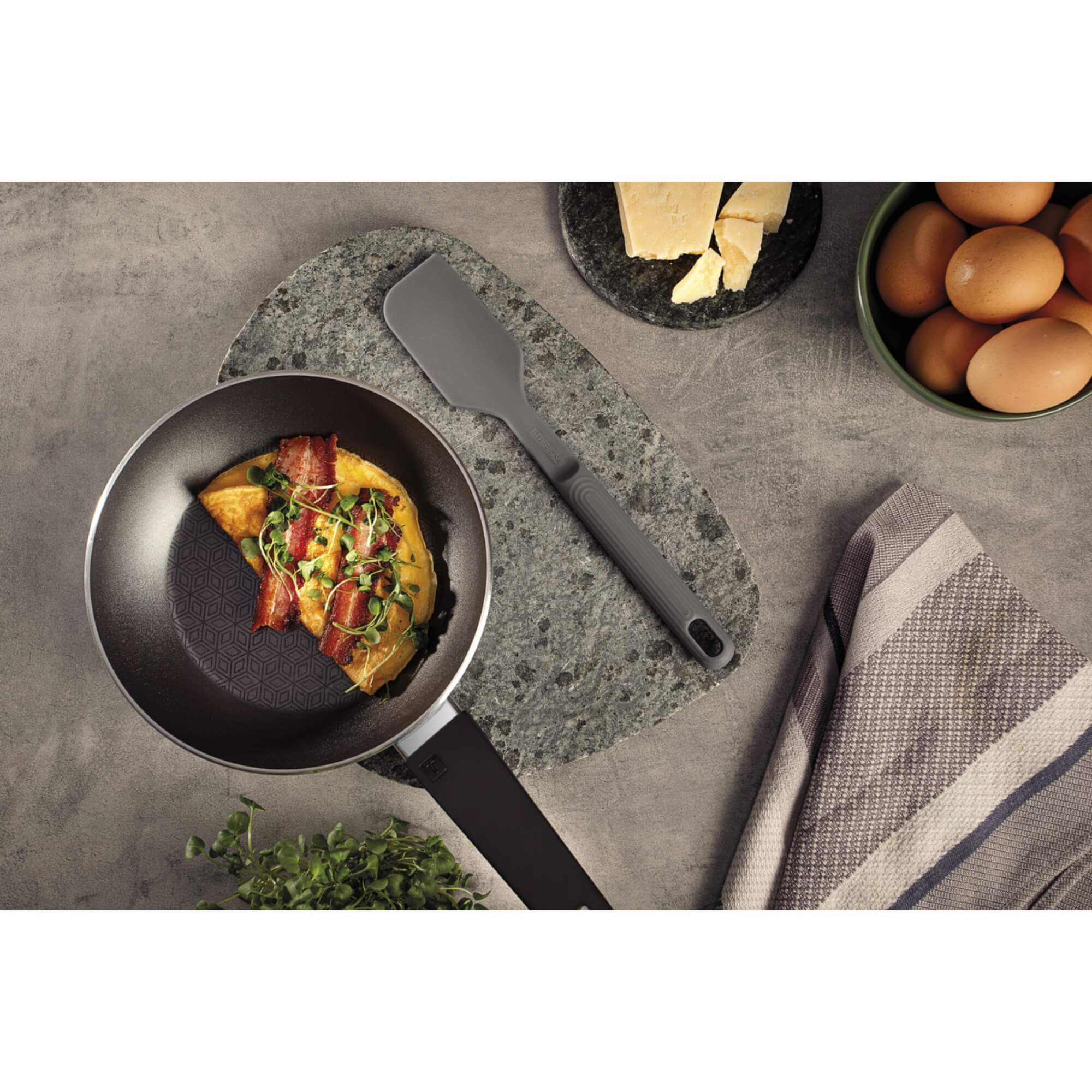 Espátula de Silicone Softta Cinza Tramontina - 25855160
