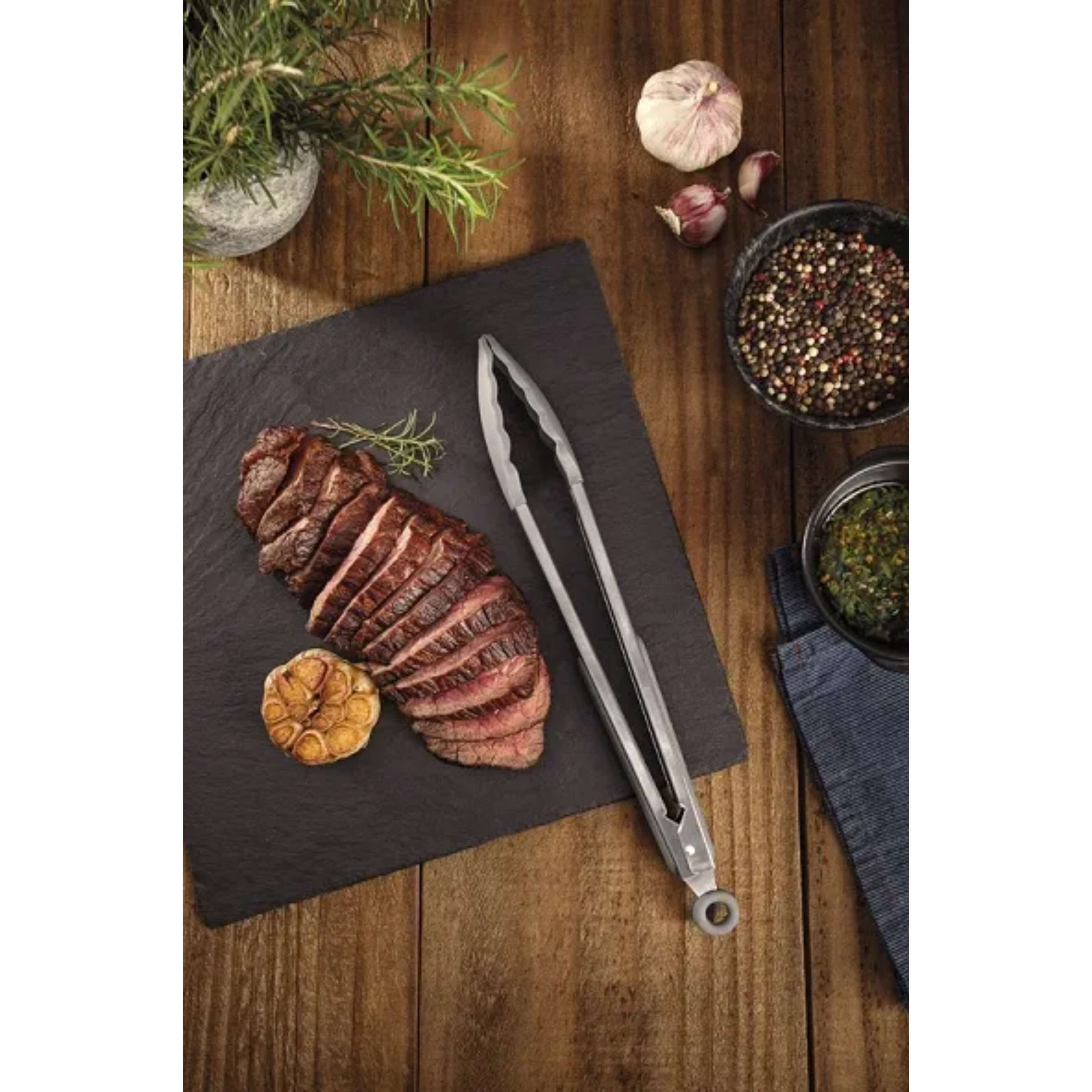 Pegador Multiuso Softta Cinza de Silicone 27cm Cinza Tramontina - 25857160