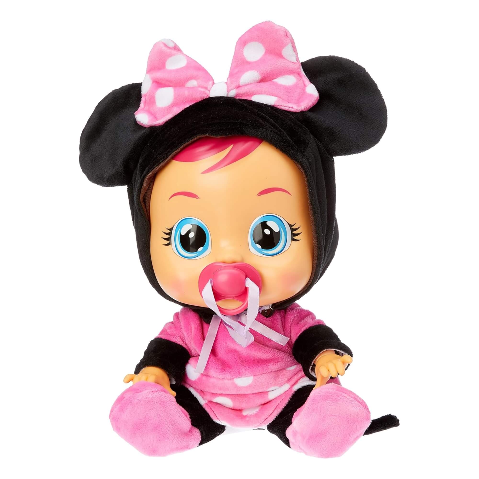 Brinquedo Infantil Boneca Cry Babies Minnie - Chora e Emite sons Multikids - BR1420