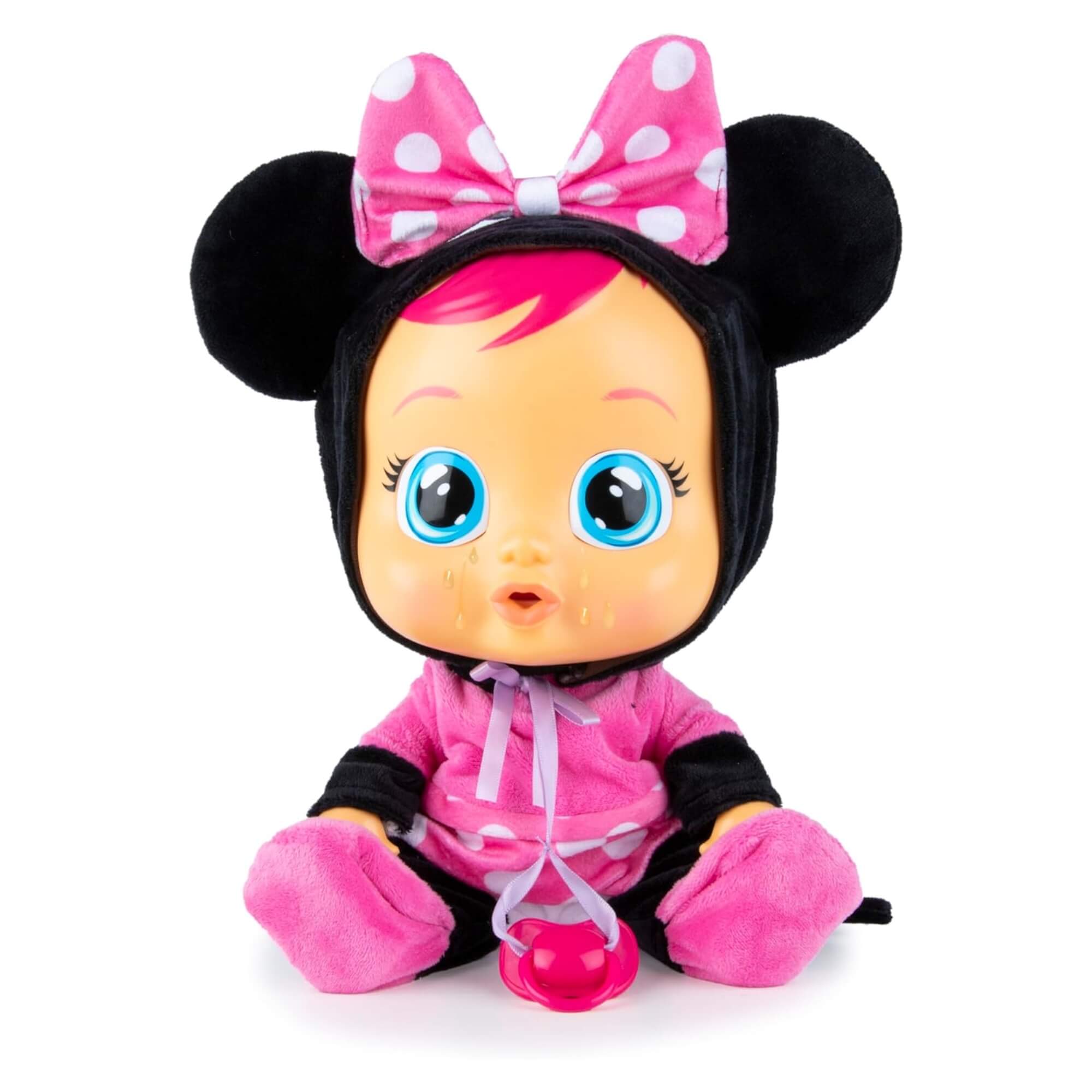 Brinquedo Infantil Boneca Cry Babies Minnie - Chora e Emite sons Multikids - BR1420