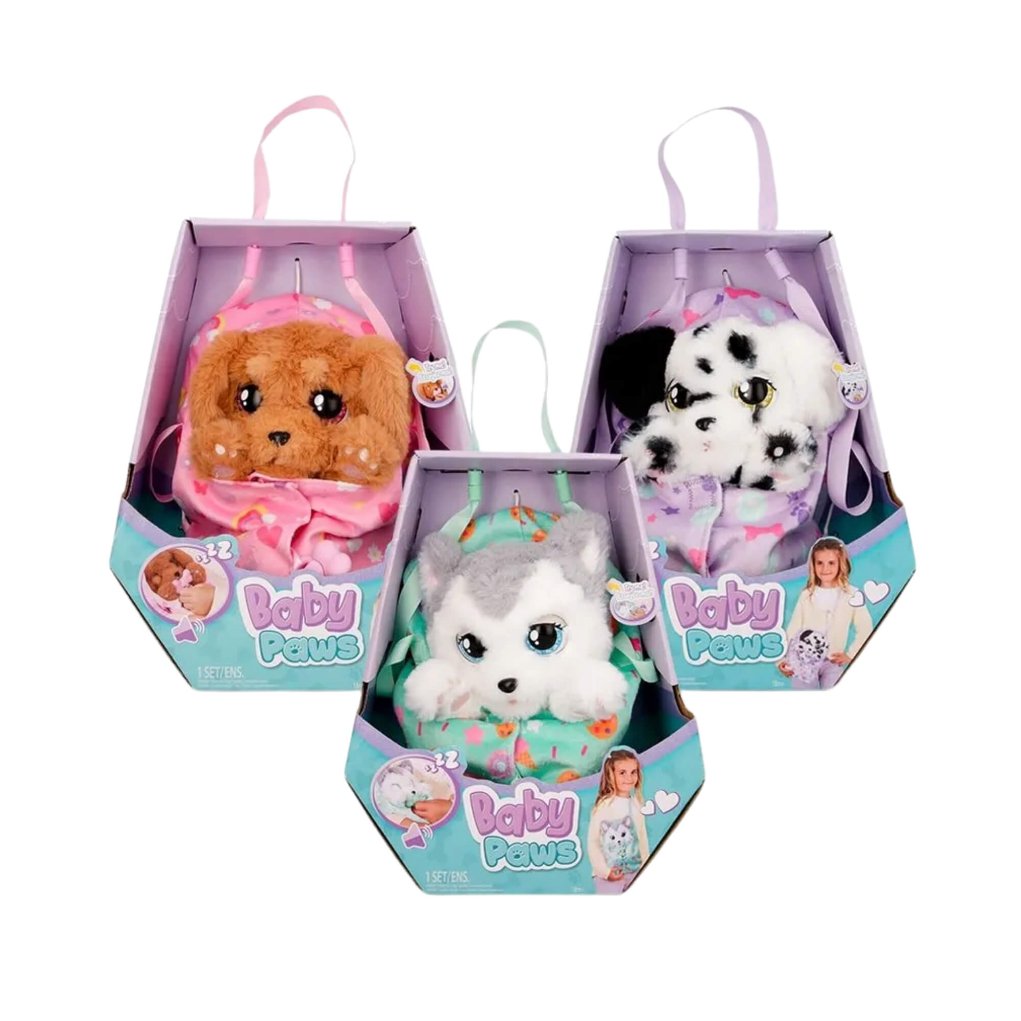 Pelúcia Baby Paws Cachorrinho com Som - Sortido Surpresa Multikids - BR1814