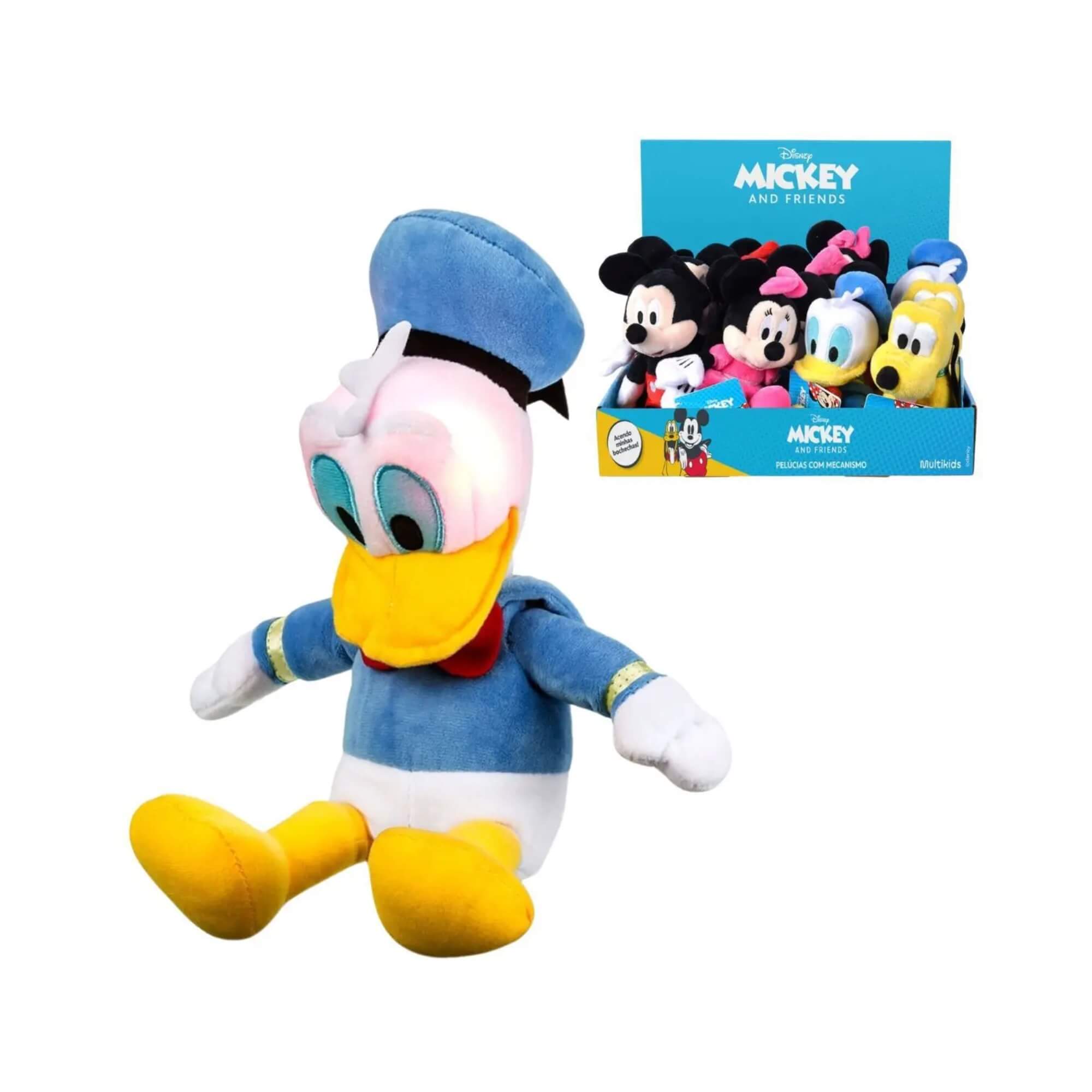 Pelúcia Mickey e Amigos Sortida e Unitária Multikids - BR2201