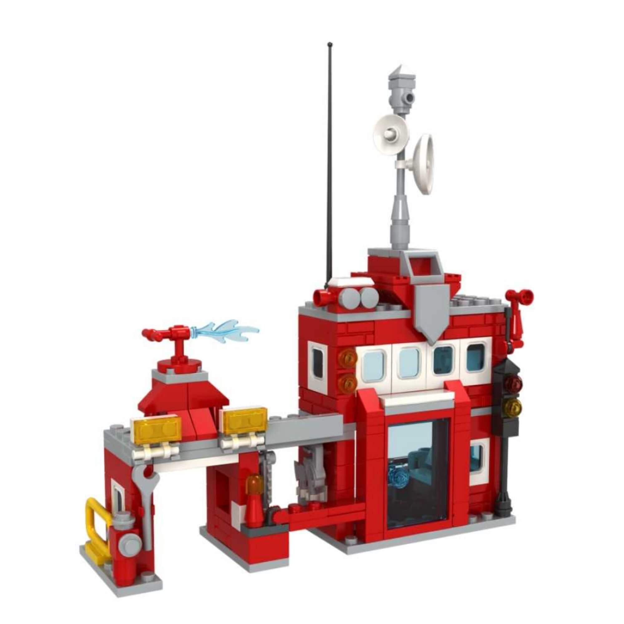 Brinquedo Infantil Blocos de Montar Corpo de Bombeiros 250 Peças Xalingo - 16209