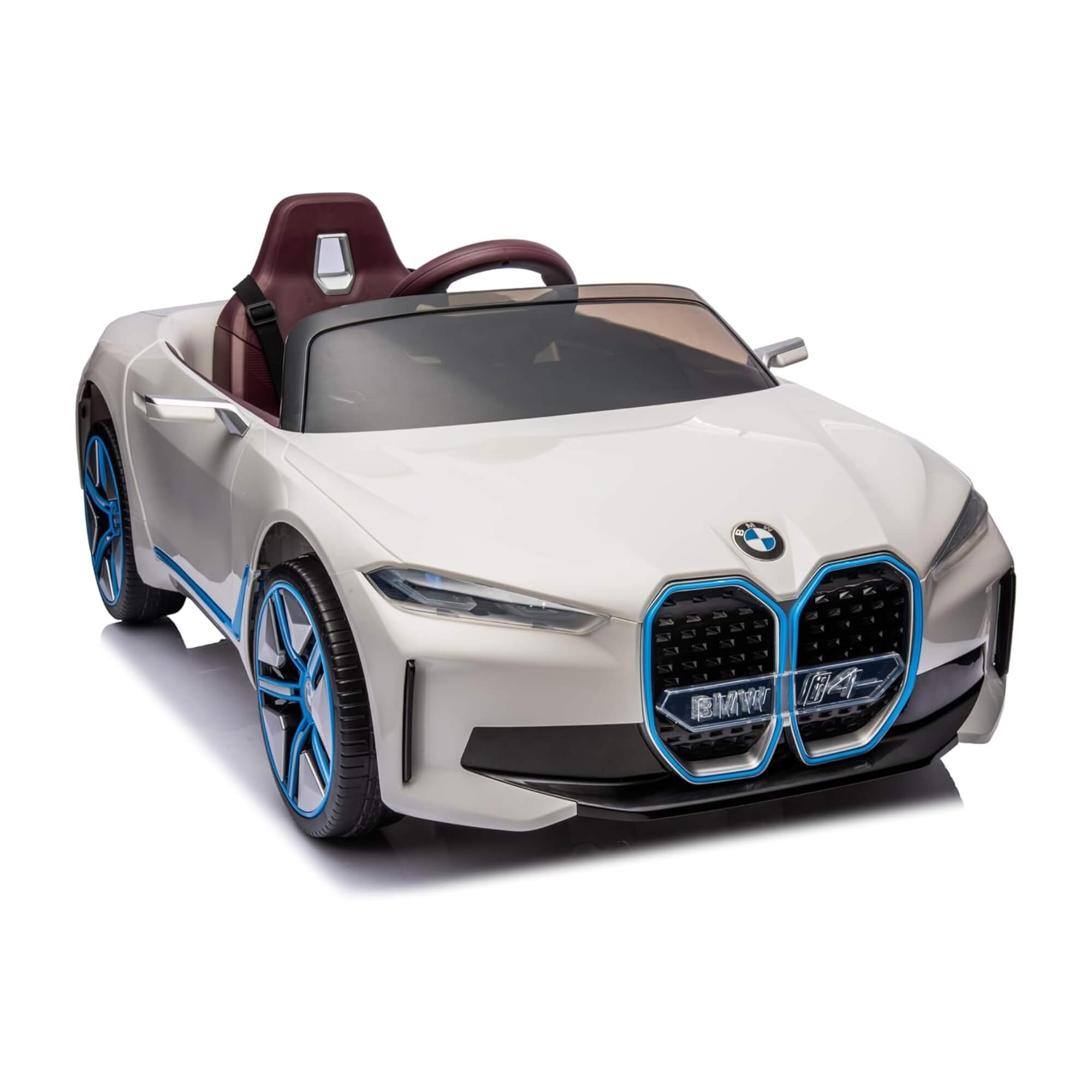 Carro Elétrico Infantil BMW I4 12V com Controle Remoto Branco Zippy Toys - 9980