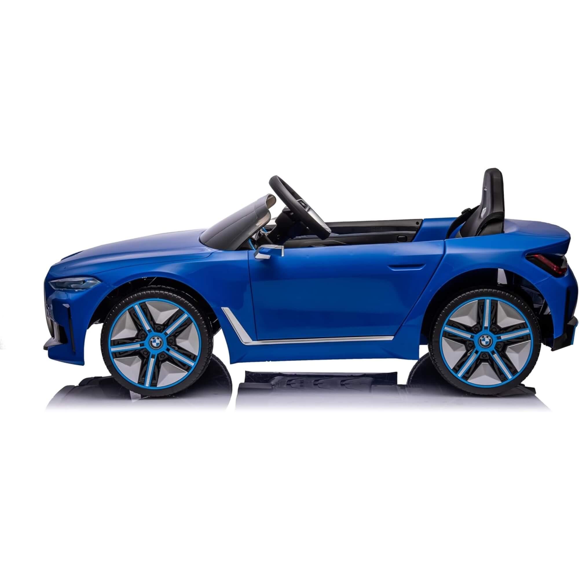 Carro Elétrico Infantil BMW I4 Azul 12V com Controle Remoto Zippy Toys - 9981