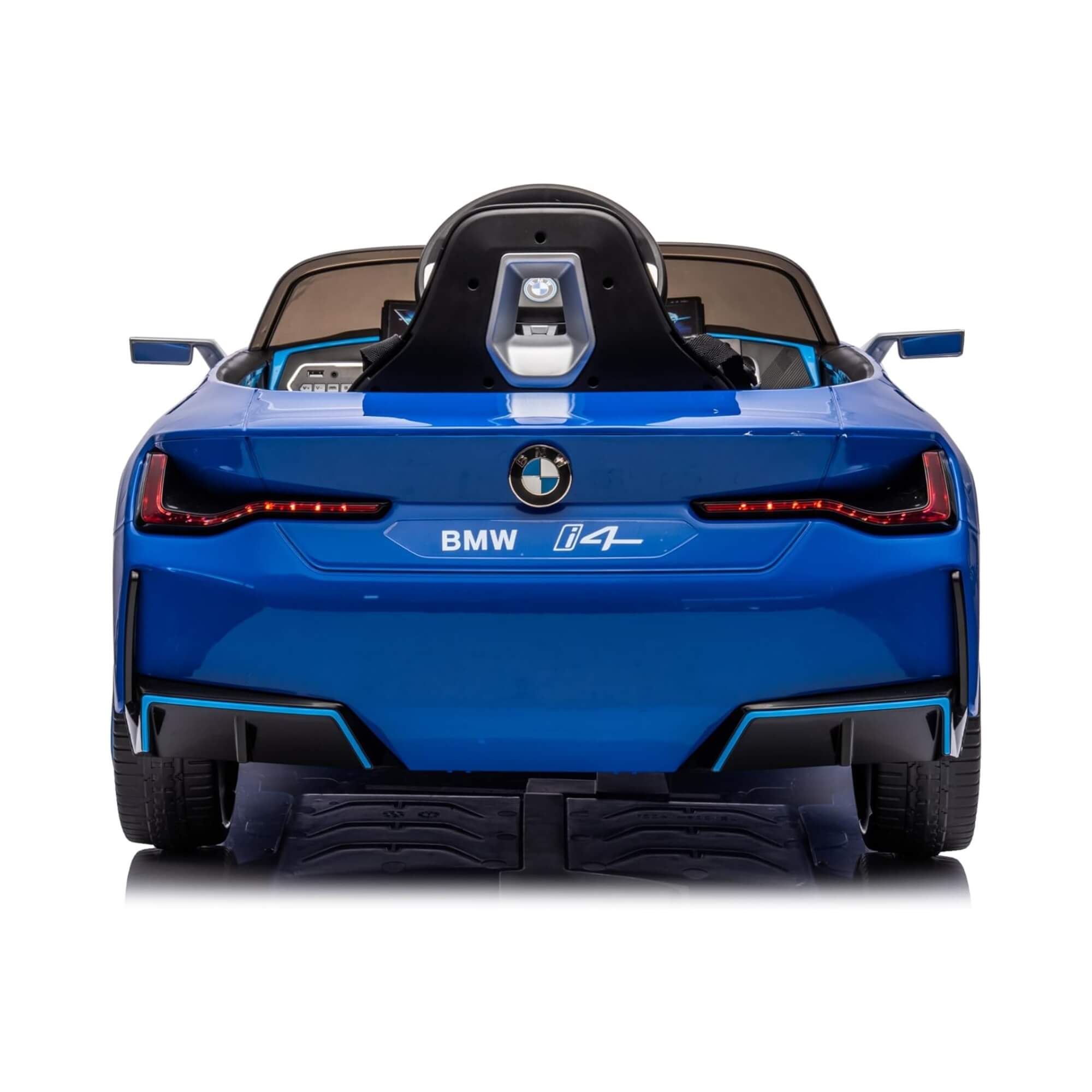 Carro Elétrico Infantil BMW I4 Azul 12V com Controle Remoto Zippy Toys - 9981