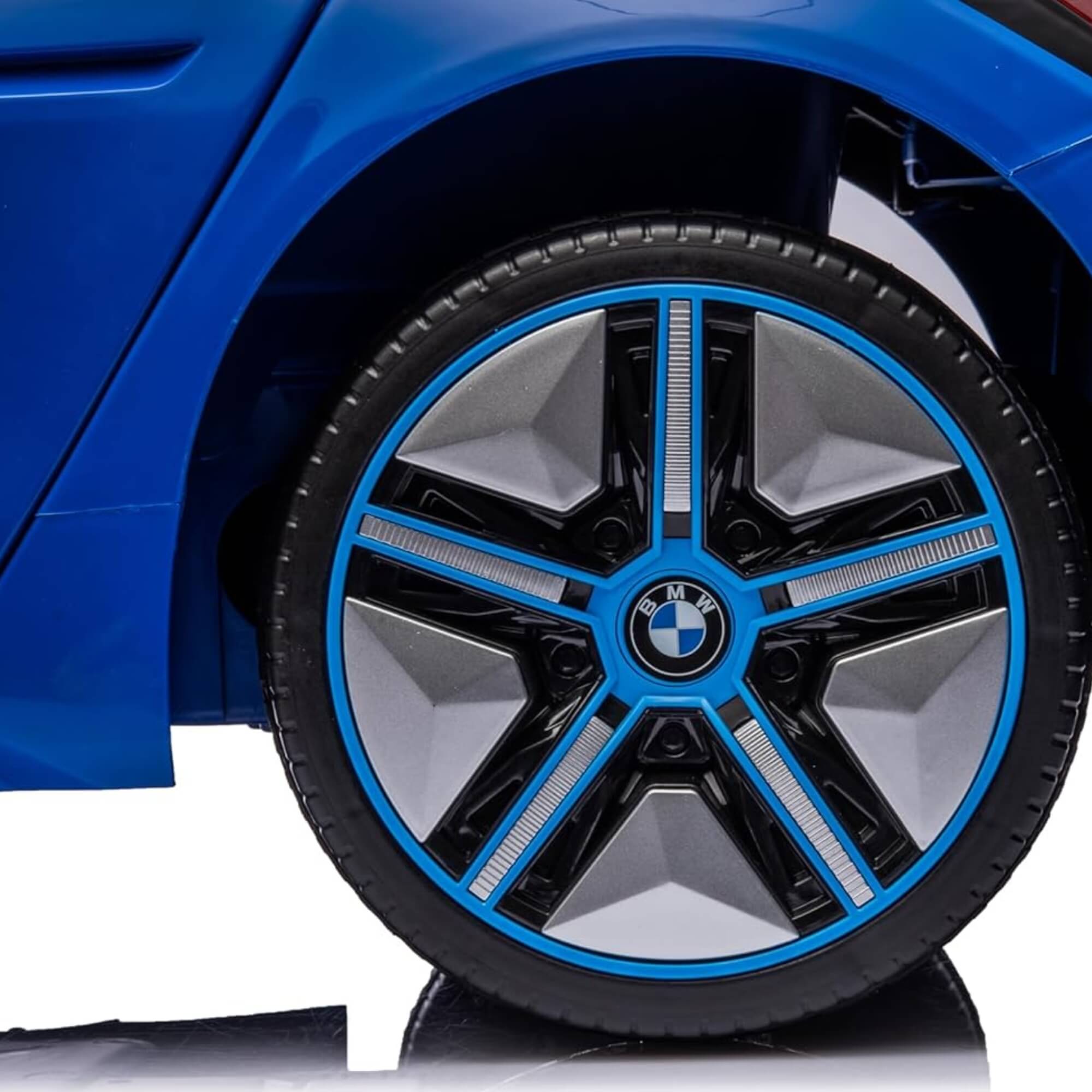 Carro Elétrico Infantil BMW I4 Azul 12V com Controle Remoto Zippy Toys - 9981