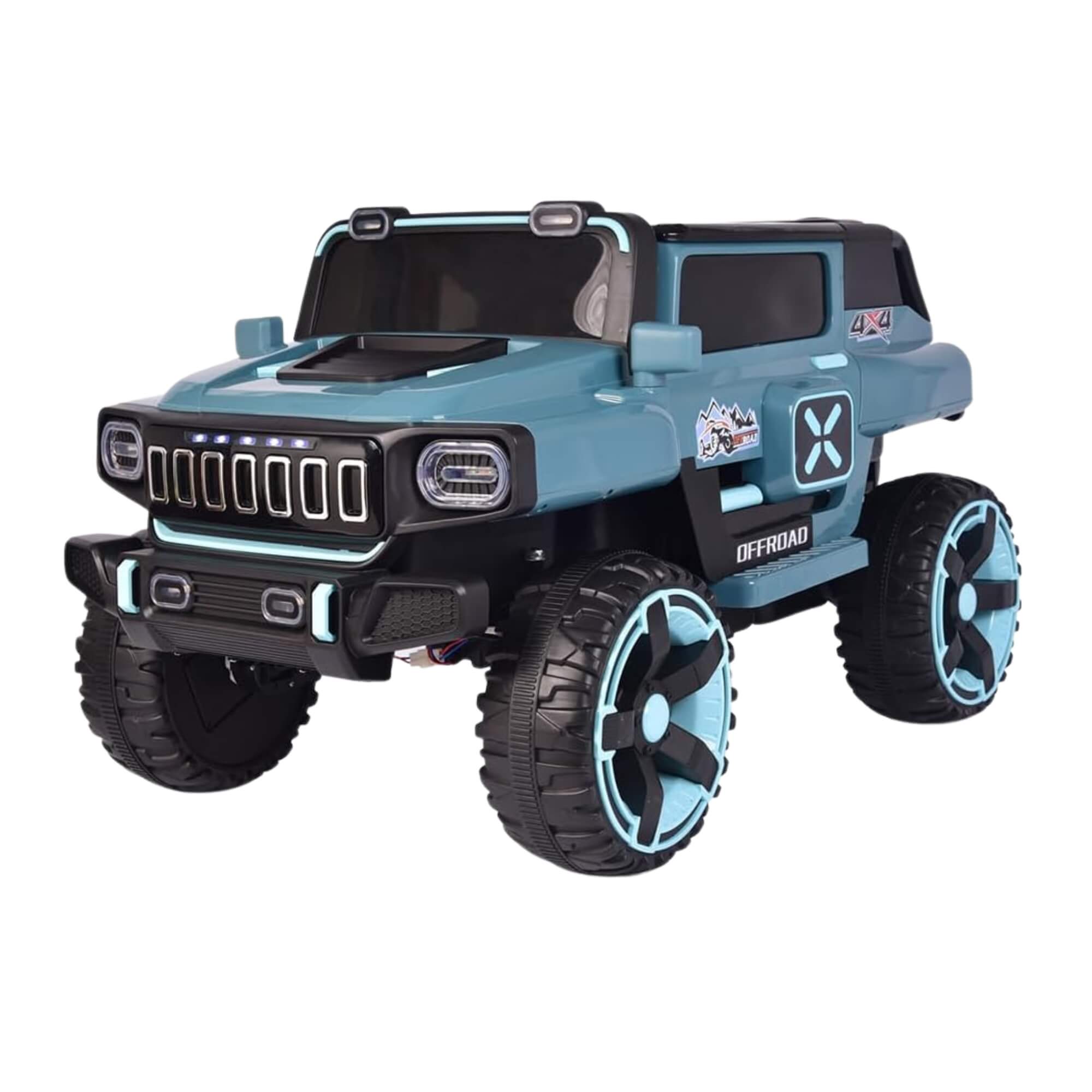 Carro Elétrico 4x4 Space Cross Azul com Controle Remoto 12V Zippy Toys - 11074