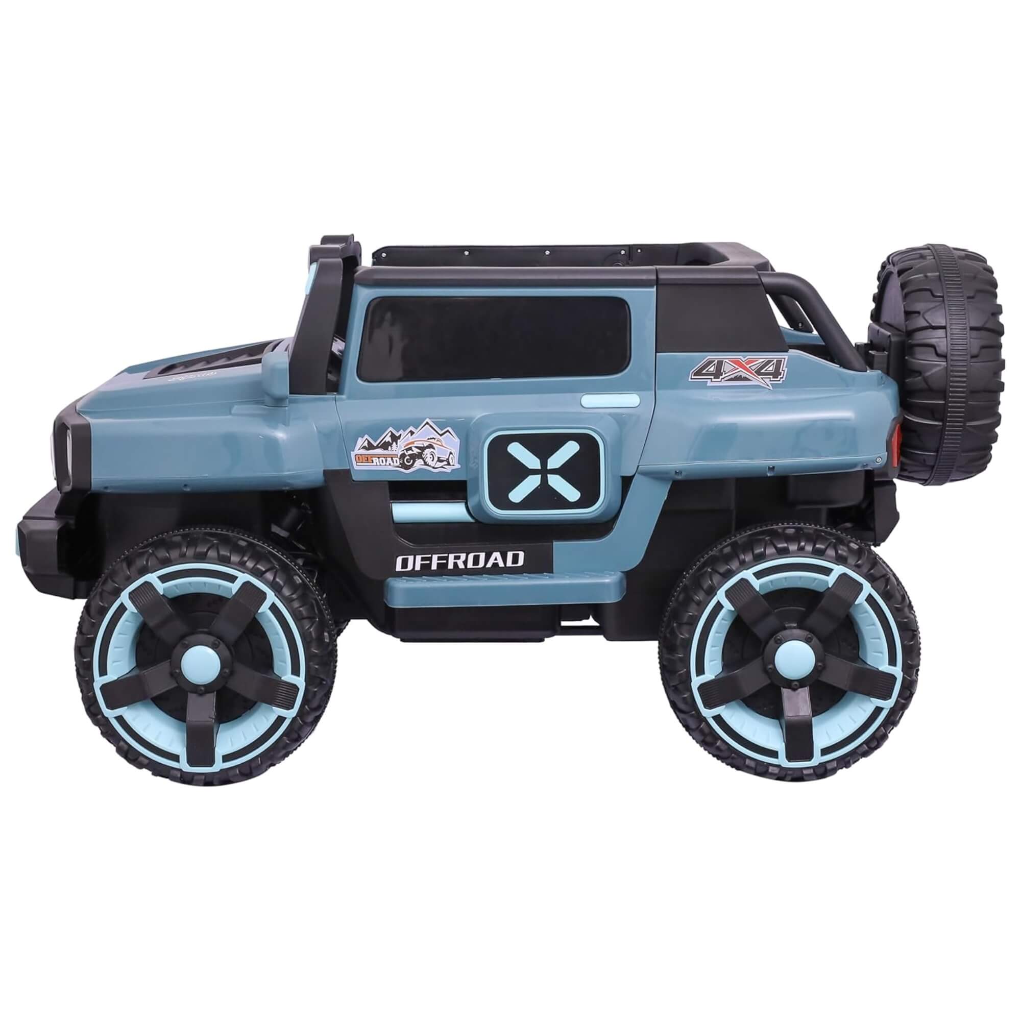 Carro Elétrico 4x4 Space Cross Azul com Controle Remoto 12V Zippy Toys - 11074