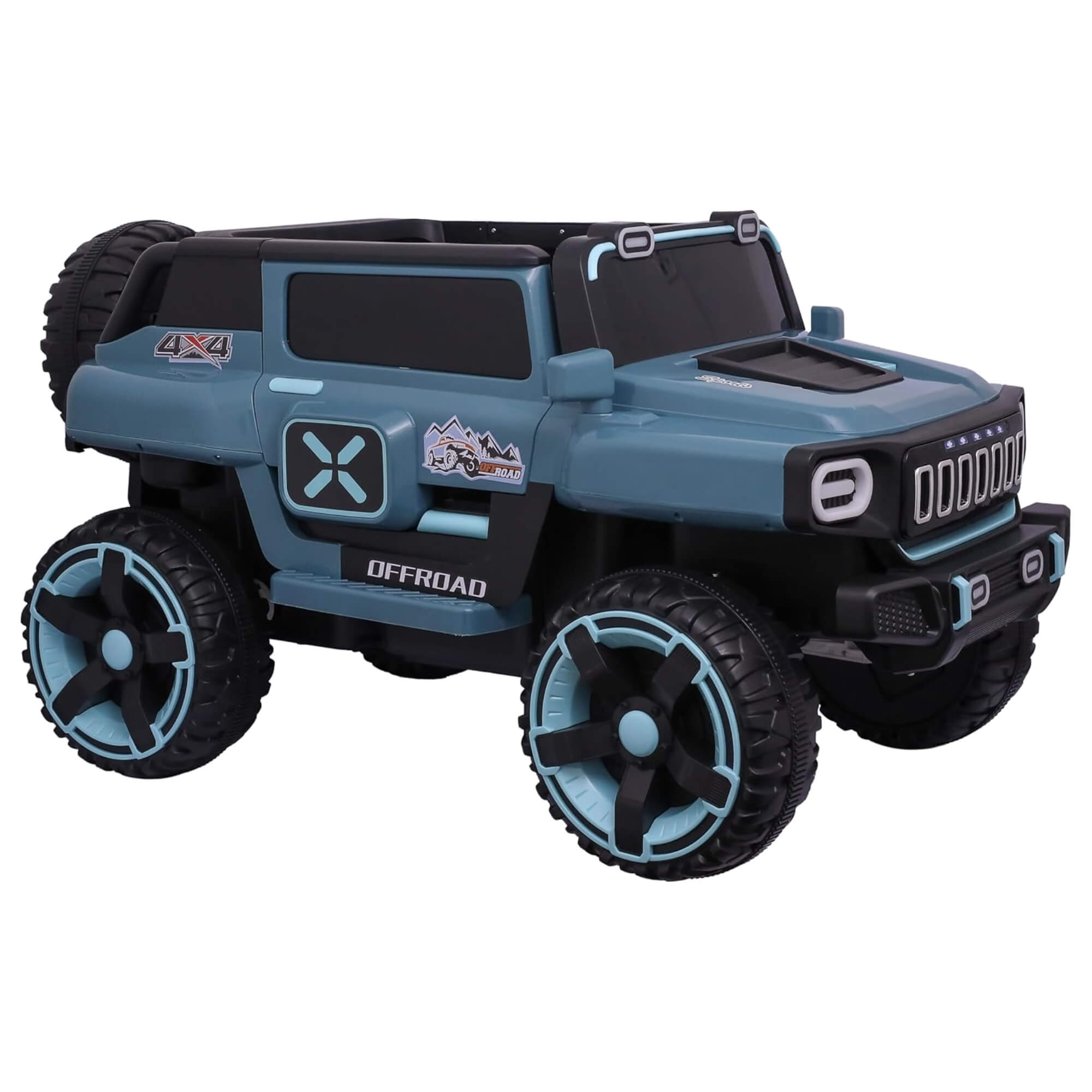 Carro Elétrico 4x4 Space Cross Azul com Controle Remoto 12V Zippy Toys - 11074