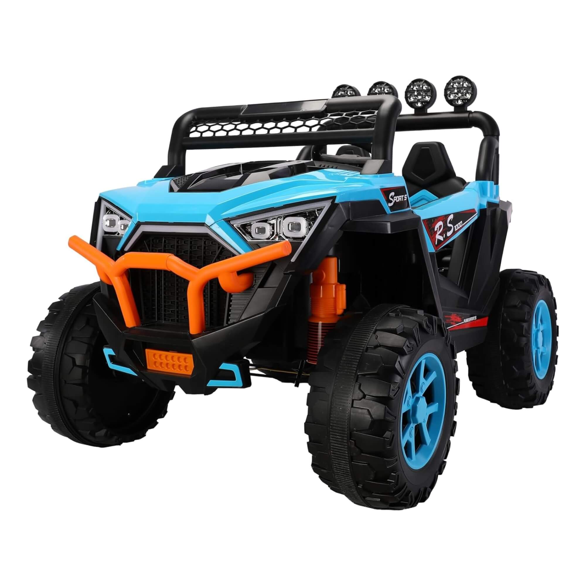 Carro Elétrico Infantil UTV 4X4 Azul 12V com Controle Remoto Zippy Toys - 9969