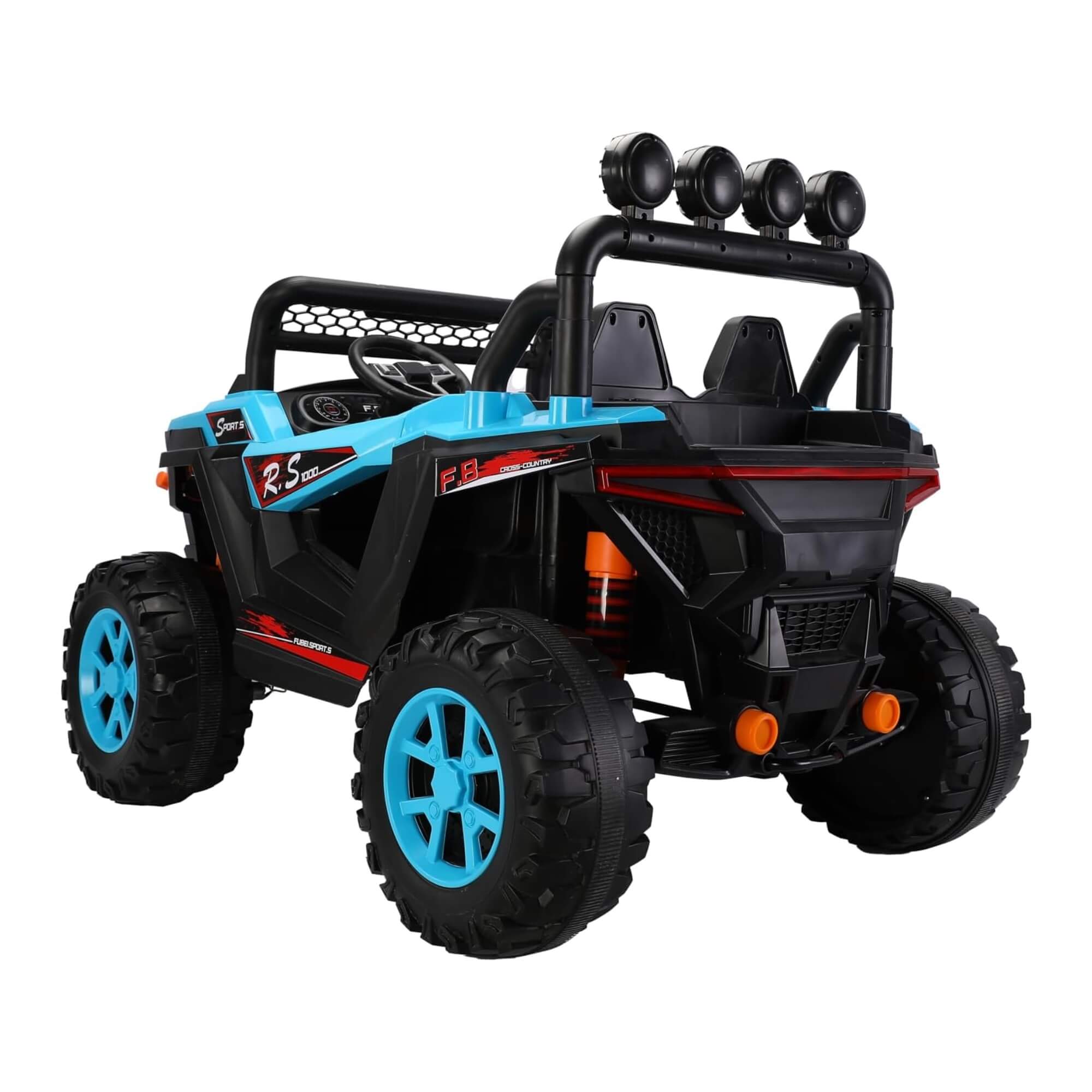 Carro Elétrico Infantil UTV 4X4 Azul 12V com Controle Remoto Zippy Toys - 9969