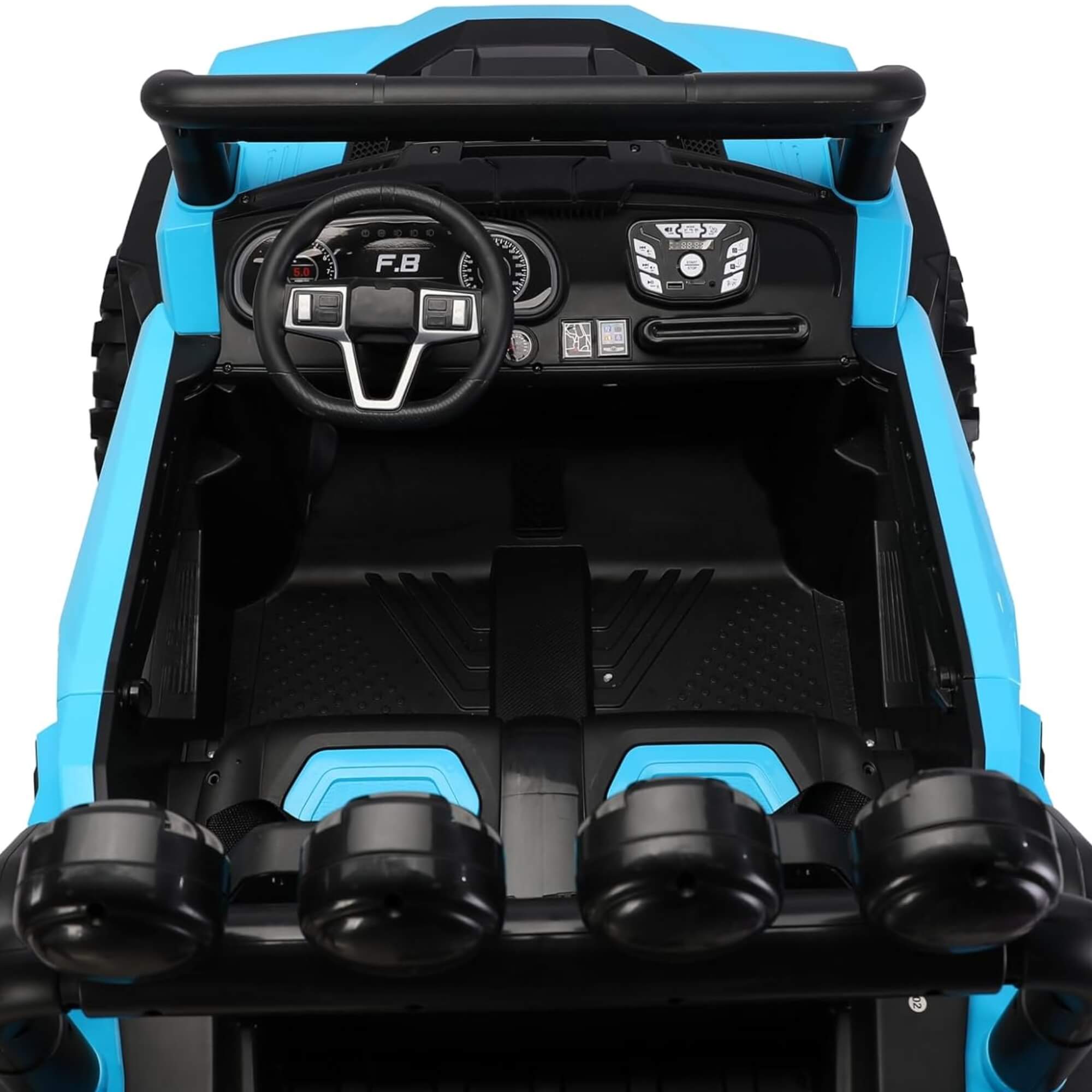 Carro Elétrico Infantil UTV 4X4 Azul 12V com Controle Remoto Zippy Toys - 9969