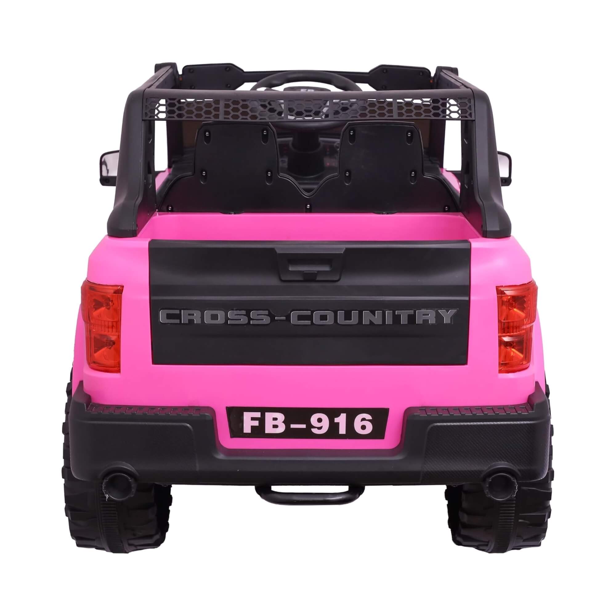Carro Elétrico Infantil Dodge Ram Rosa 12V com Controle Remoto Zippy Toys - 10746