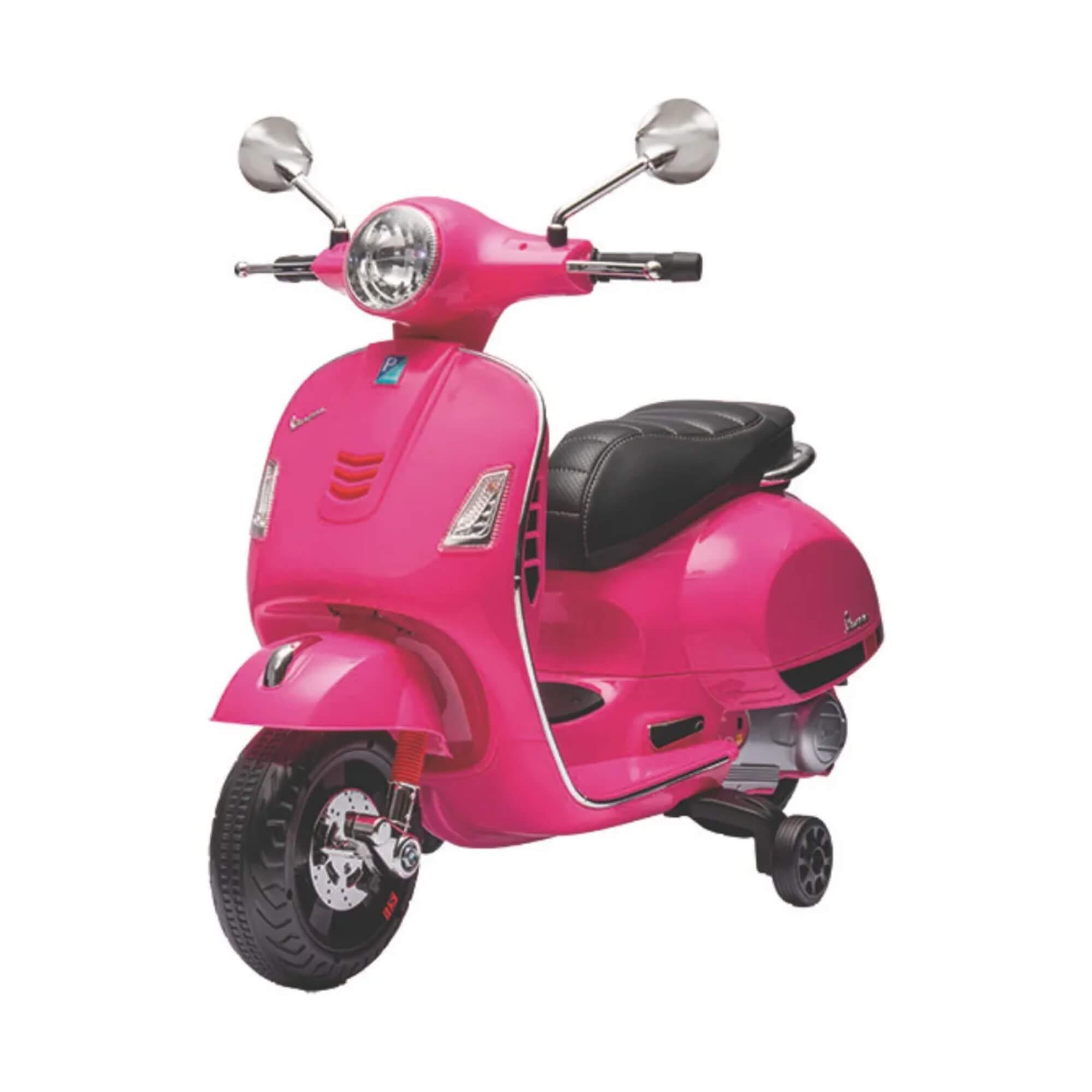 Moto Elétrica Infantil Vespa 6V Rosa +3 Anos Zippy Toys - 10271