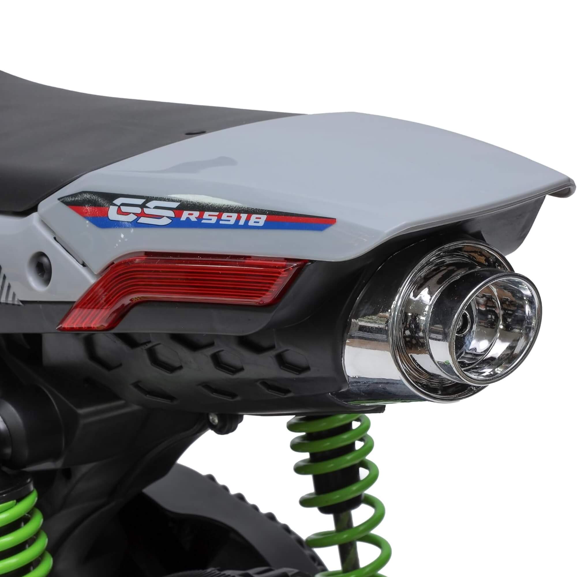 Moto Elétrica Infantil Mini ZS 12V com Rodinha Verde Zippy Toys - 10551