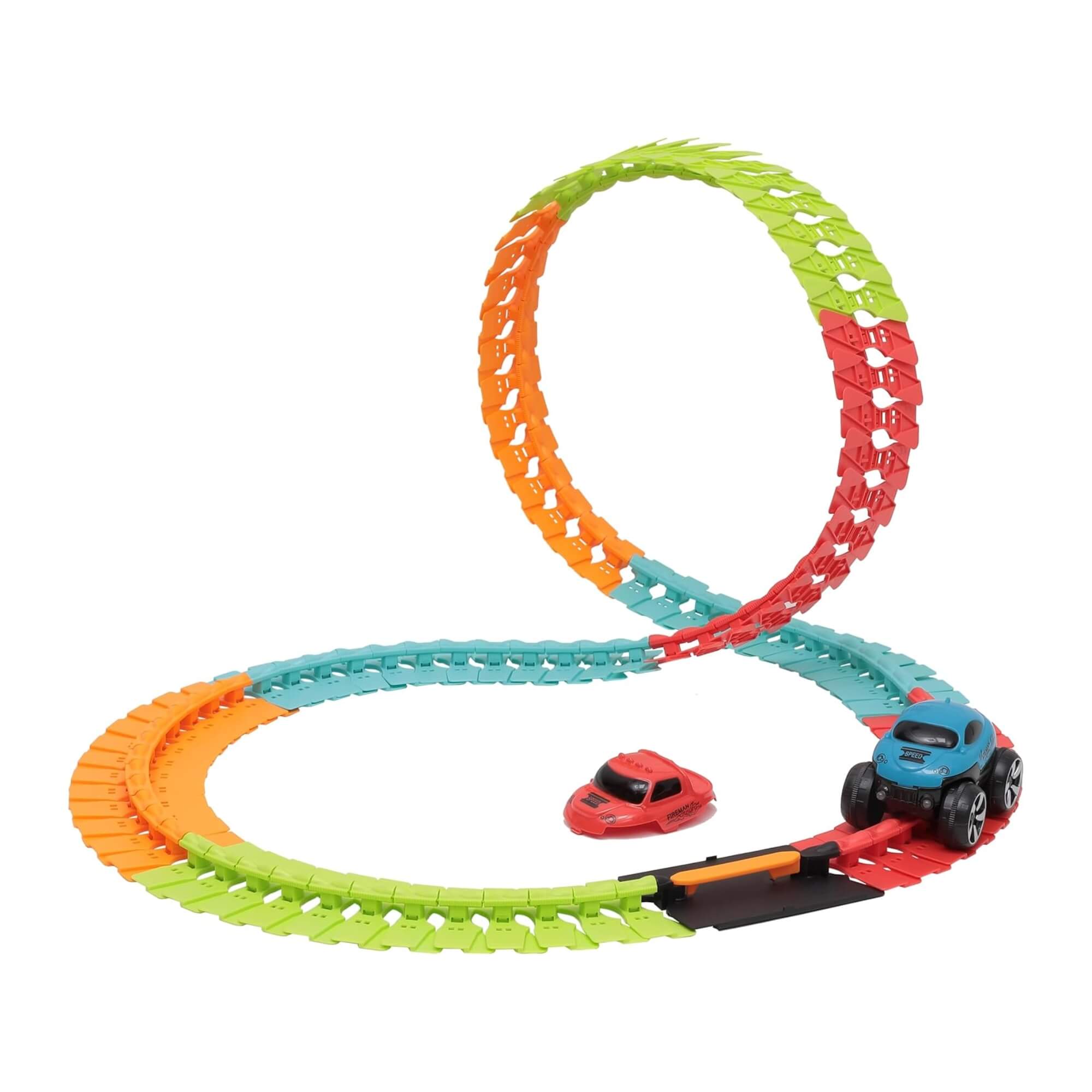 Brinquedo Infantil Pista de Carro Antigravidade 96 Peças Zippy Toys - 10323