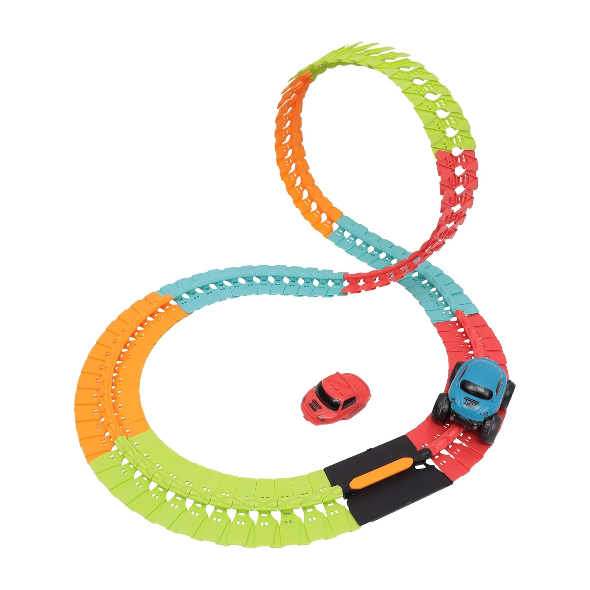 Brinquedo Infantil Pista de Carro Antigravidade 96 Peças Zippy Toys - 10323