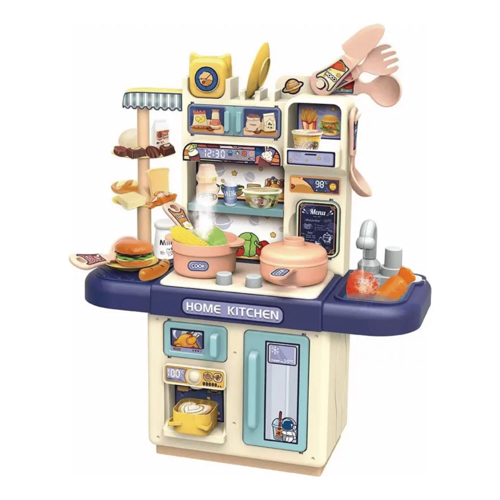 Brinquedo Infantil Kit Casa Encantada c/ 34 Peças Azul Zippy Toys - 9281