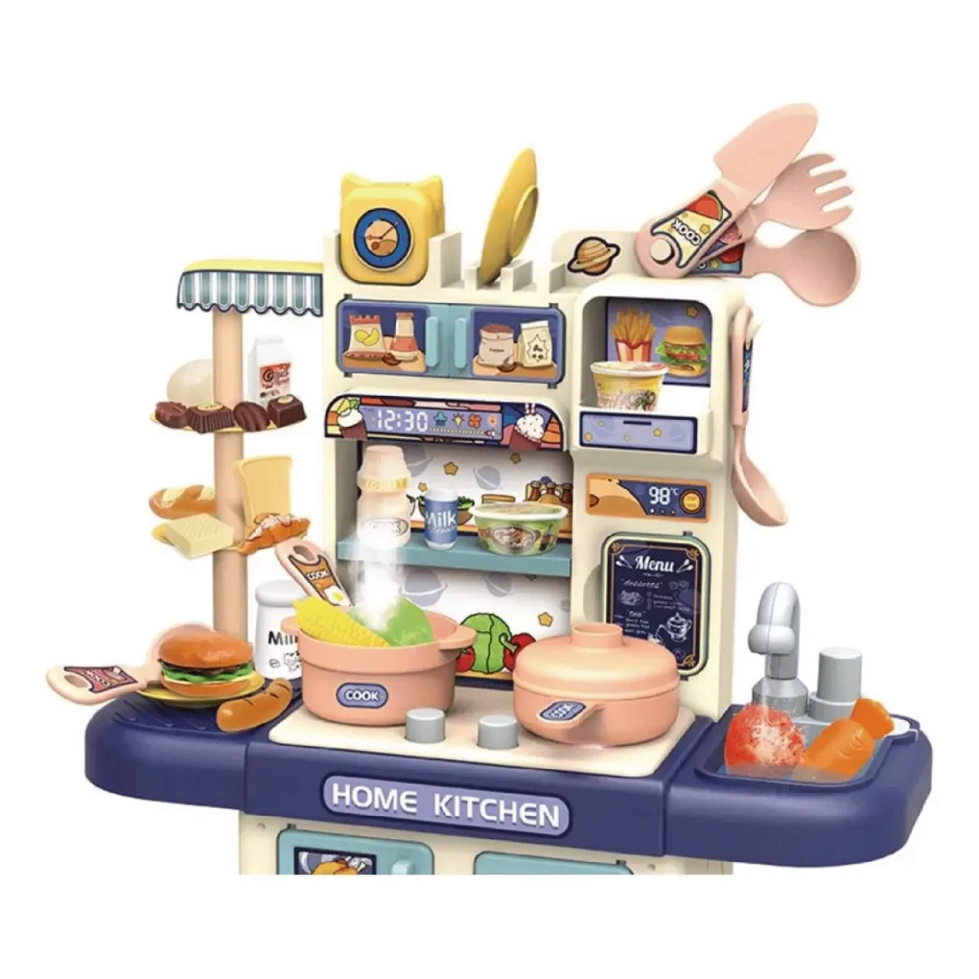 Brinquedo Infantil Kit Casa Encantada c/ 34 Peças Azul Zippy Toys - 9281