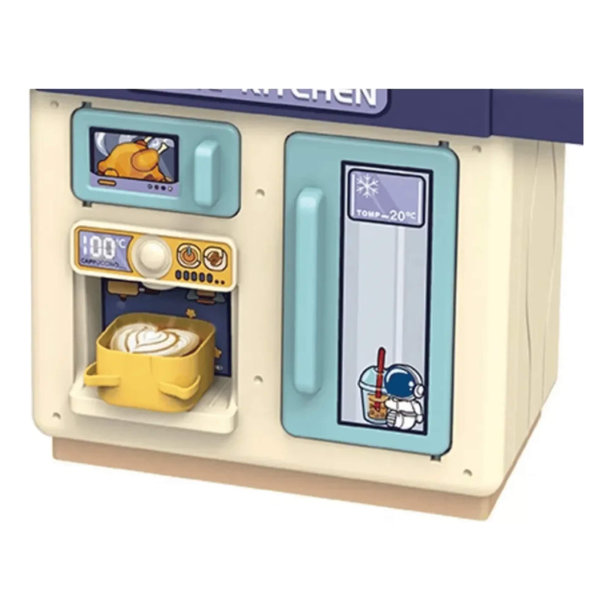 Brinquedo Infantil Kit Casa Encantada c/ 34 Peças Azul Zippy Toys - 9281