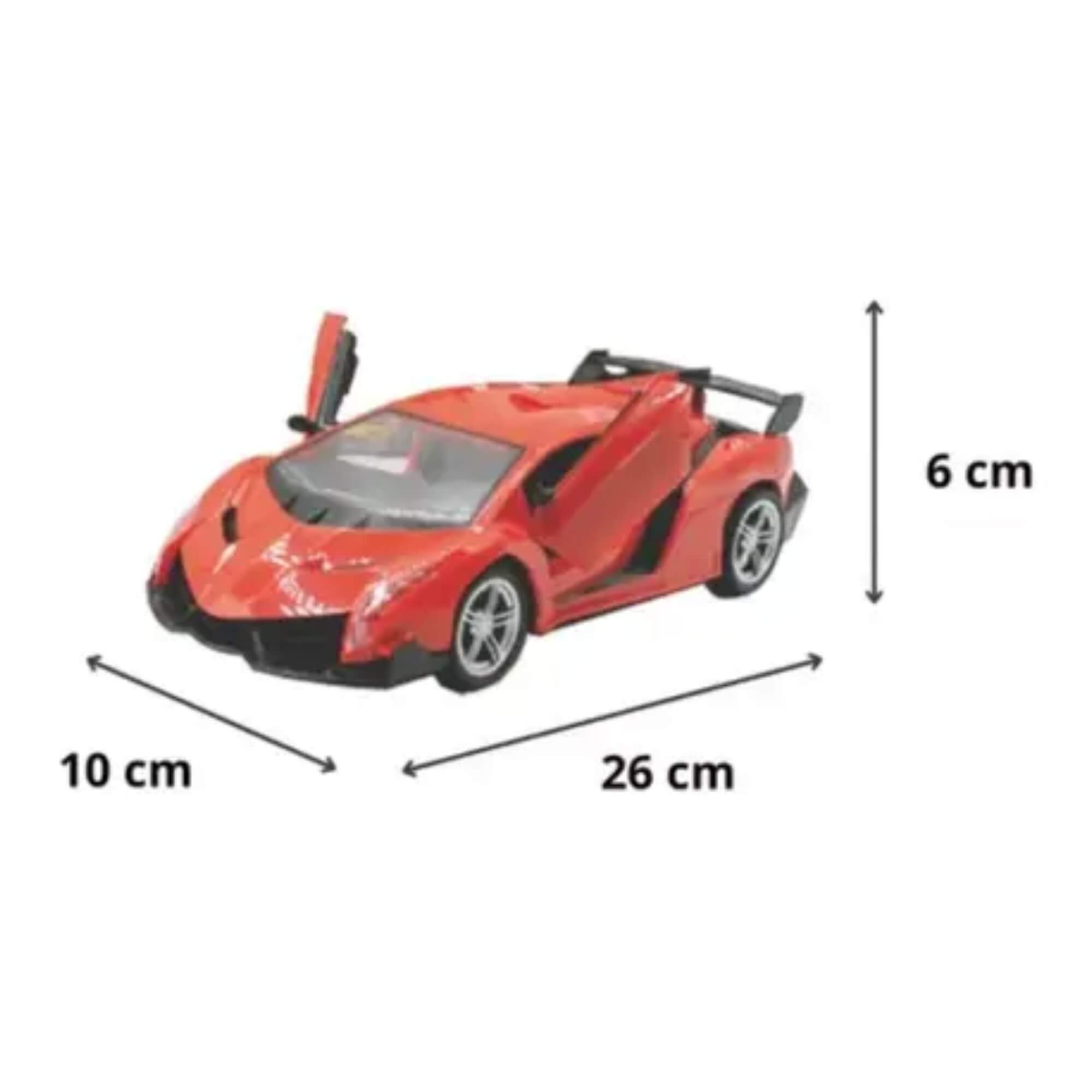 Brinquedo Infantil Carrinho de Controle Remoto Super Sport Vermelho Zippy Toys - 10501