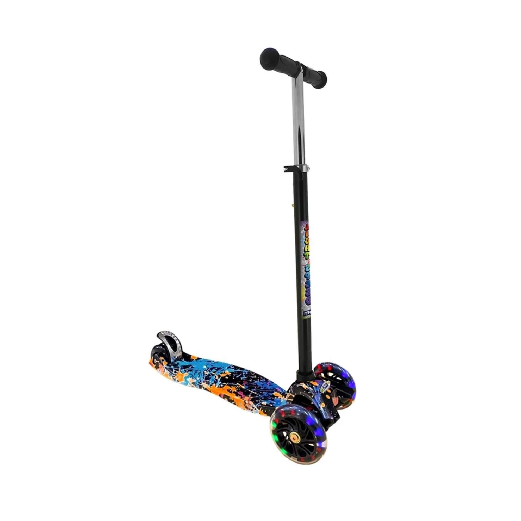 Patinete Infantil Ajustável Light Speed Colorido com Luz Zippy Toys - 8727