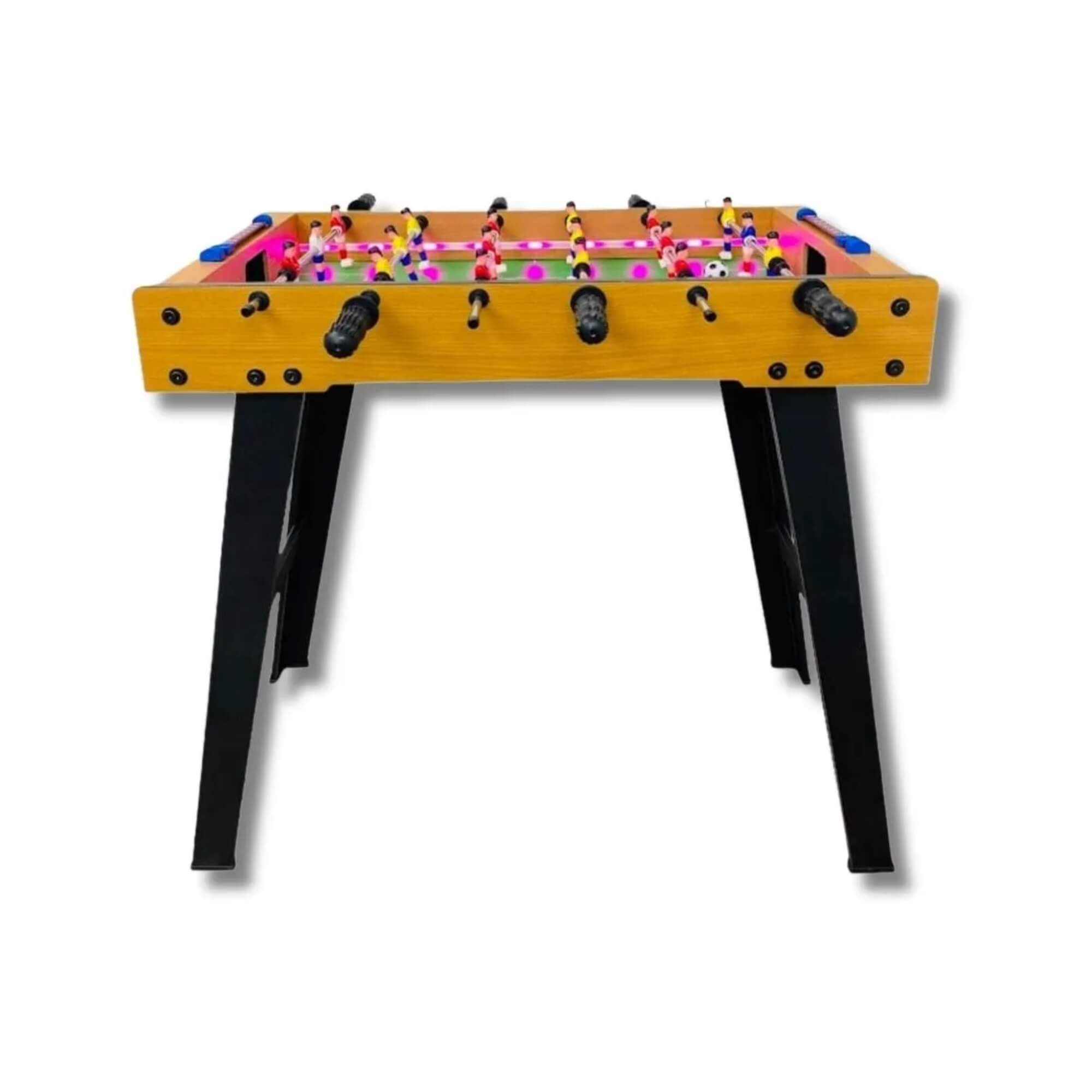 Brinquedo Infantil Mesa de Pebolim Master Madeira com LED Zippy Toys - 11110