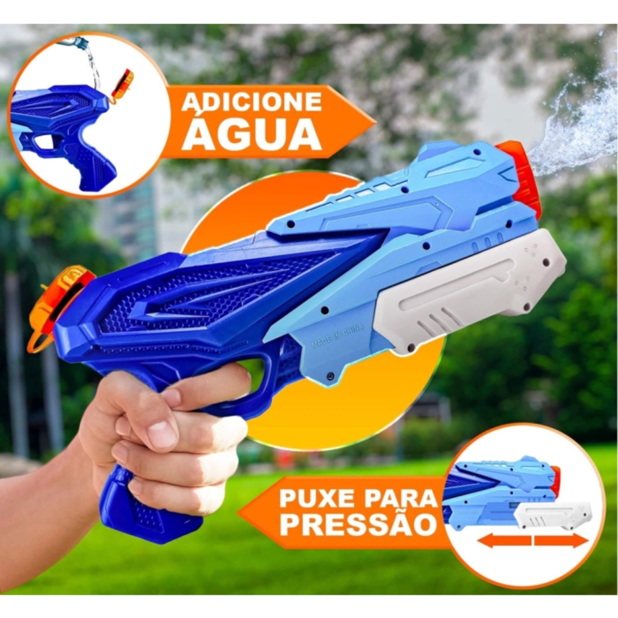 Brinquedo Infantil Lançador de Água Aque Shoot 33cm Zippy Toys -  9178