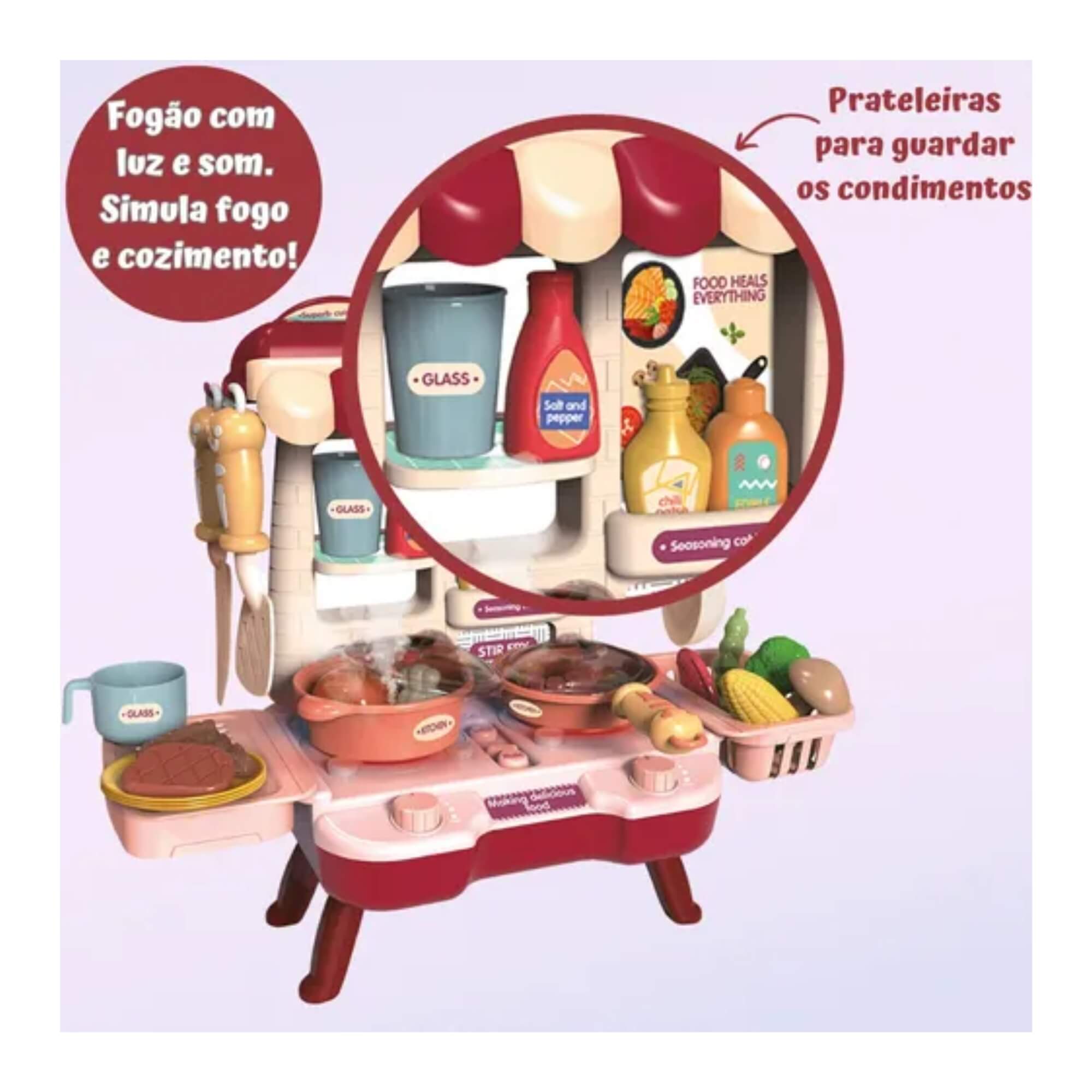 Brinquedo Infantil Mini Casa Encantada 34 Peças com Luz e Som Zippy Toys - 9282