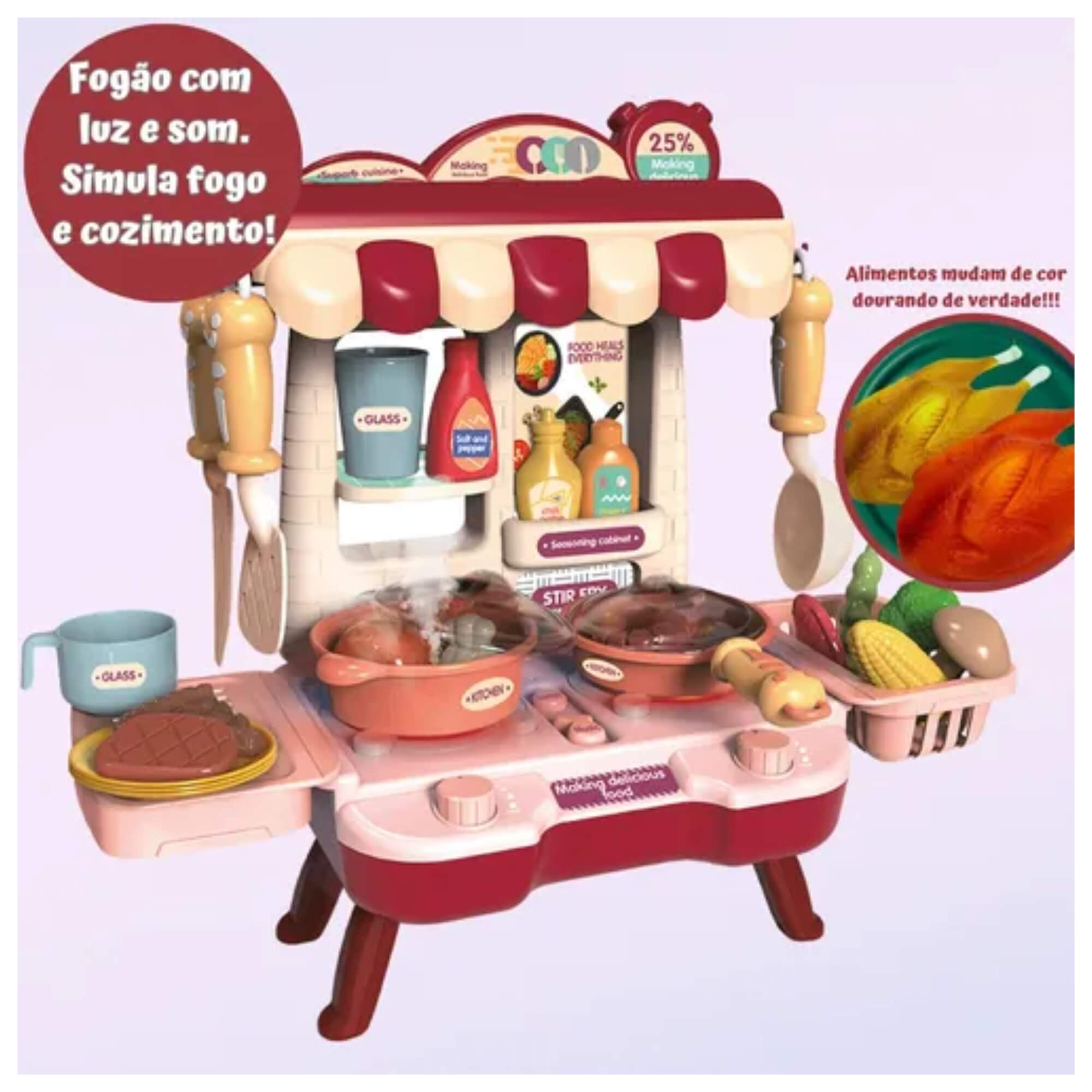 Brinquedo Infantil Mini Casa Encantada 34 Peças com Luz e Som Zippy Toys - 9282