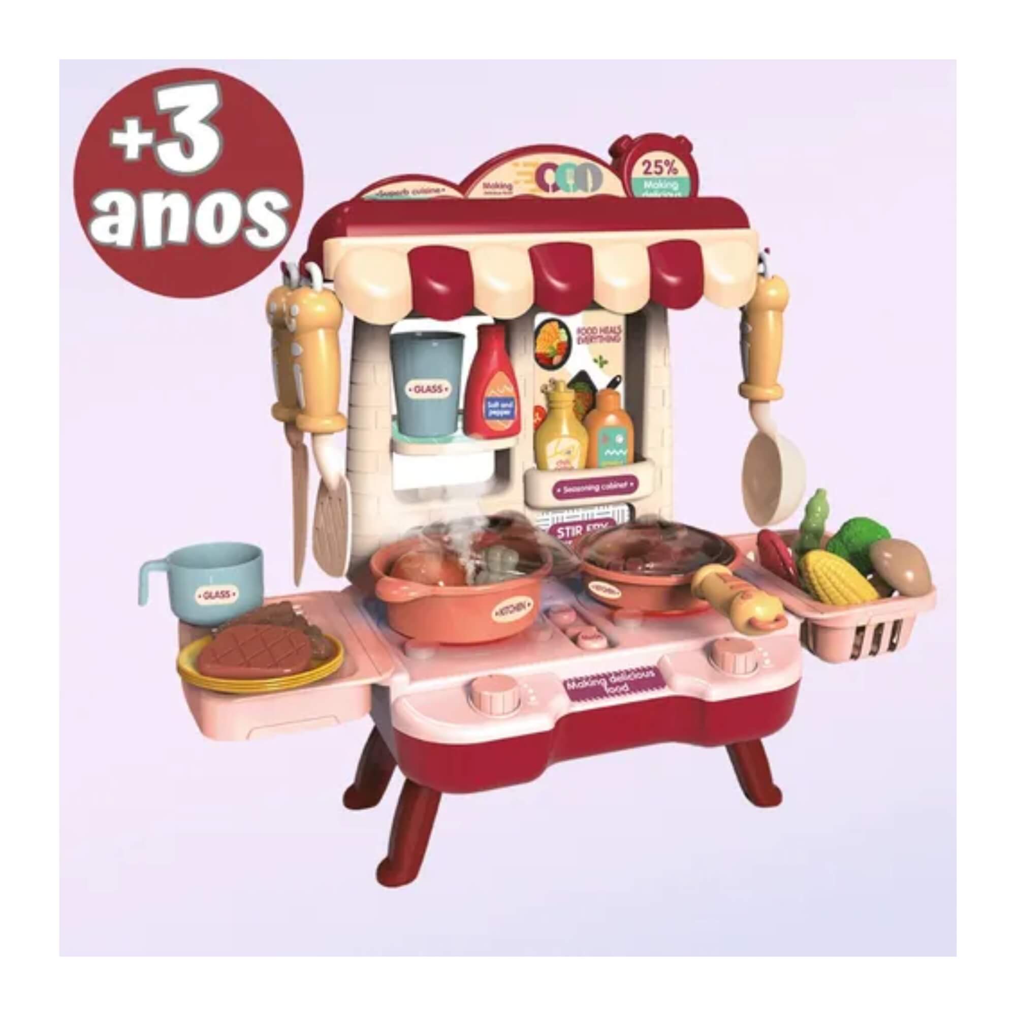 Brinquedo Infantil Mini Casa Encantada 34 Peças com Luz e Som Zippy Toys - 9282