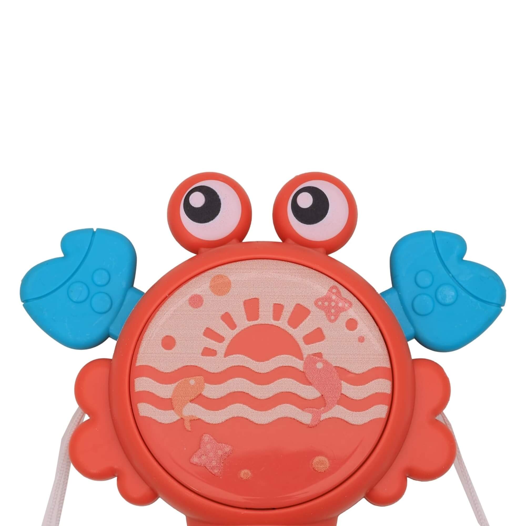 Brinquedo Infantil Chocalho Caranguejo Musical Rosa Zippy Toys - 10365