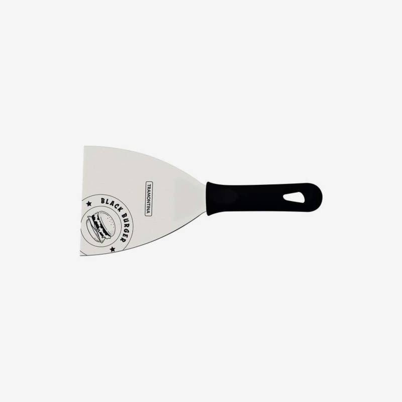 Espátula para Hambúrguer Inox 4” Black Burguer Cabo Polipropileno Tramontina - 24541104