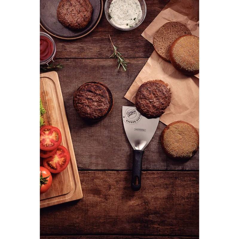 Espátula para Hambúrguer Inox 4” Black Burguer Cabo Polipropileno Tramontina - 24541104