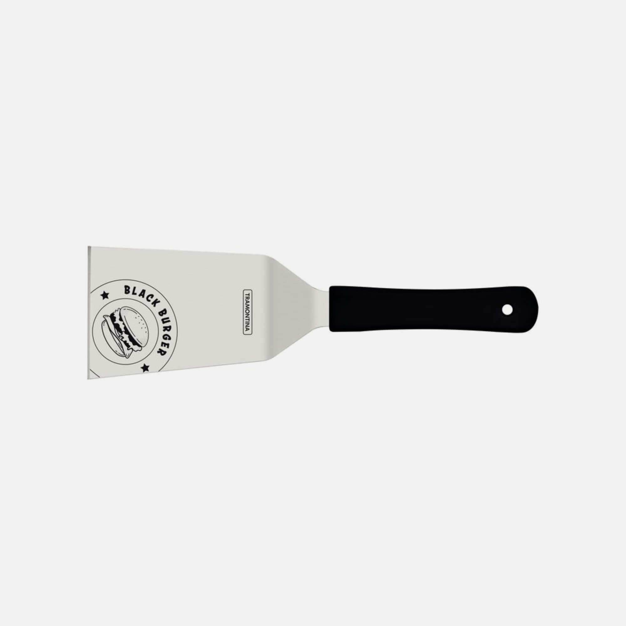 Espátula para Hambúrguer Aço Inox e Cabo Polipropileno 6" Black Burguer Tramontina - 24542106
