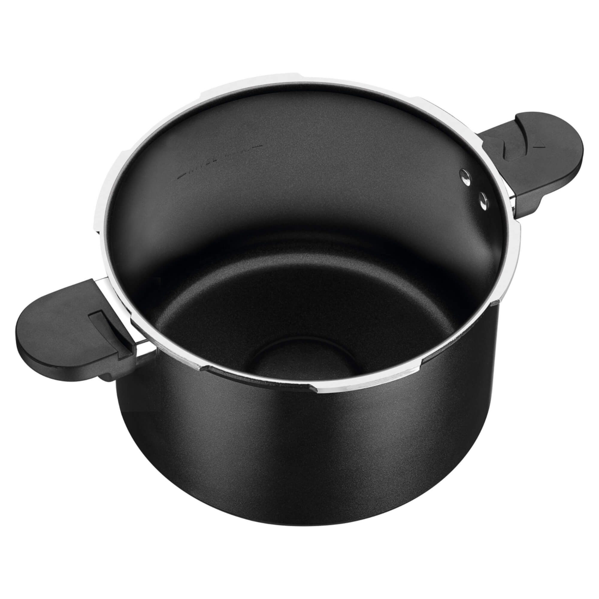 Panela de Pressão 7L 24cm Valência Black Alumínio com Revest Cerâmico Preto Tramontina - 20565424