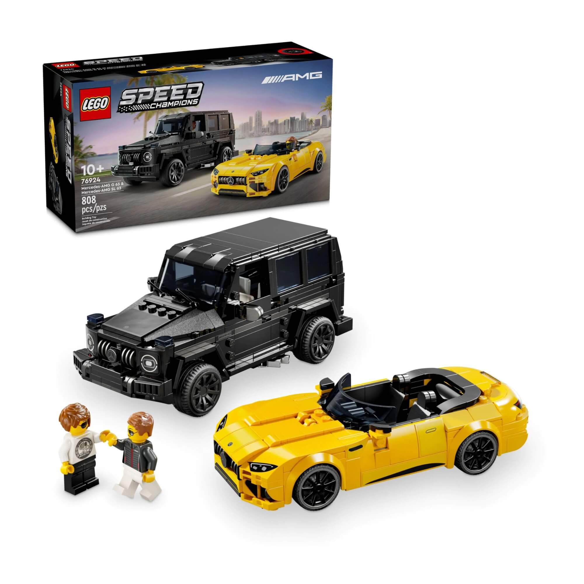LEGO Speed Champions - Mercedes-AMG G 63 e SL 63 com 808 peças - 4111176924