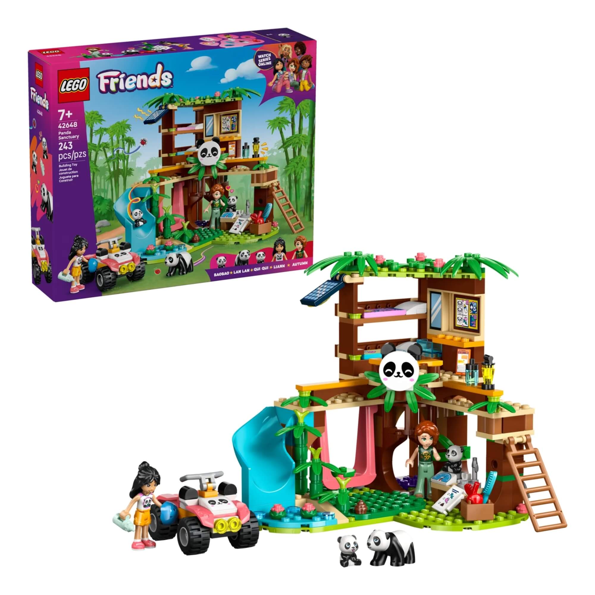 LEGO Friends - Refúgio de Pandas 243 peças - 4111142648