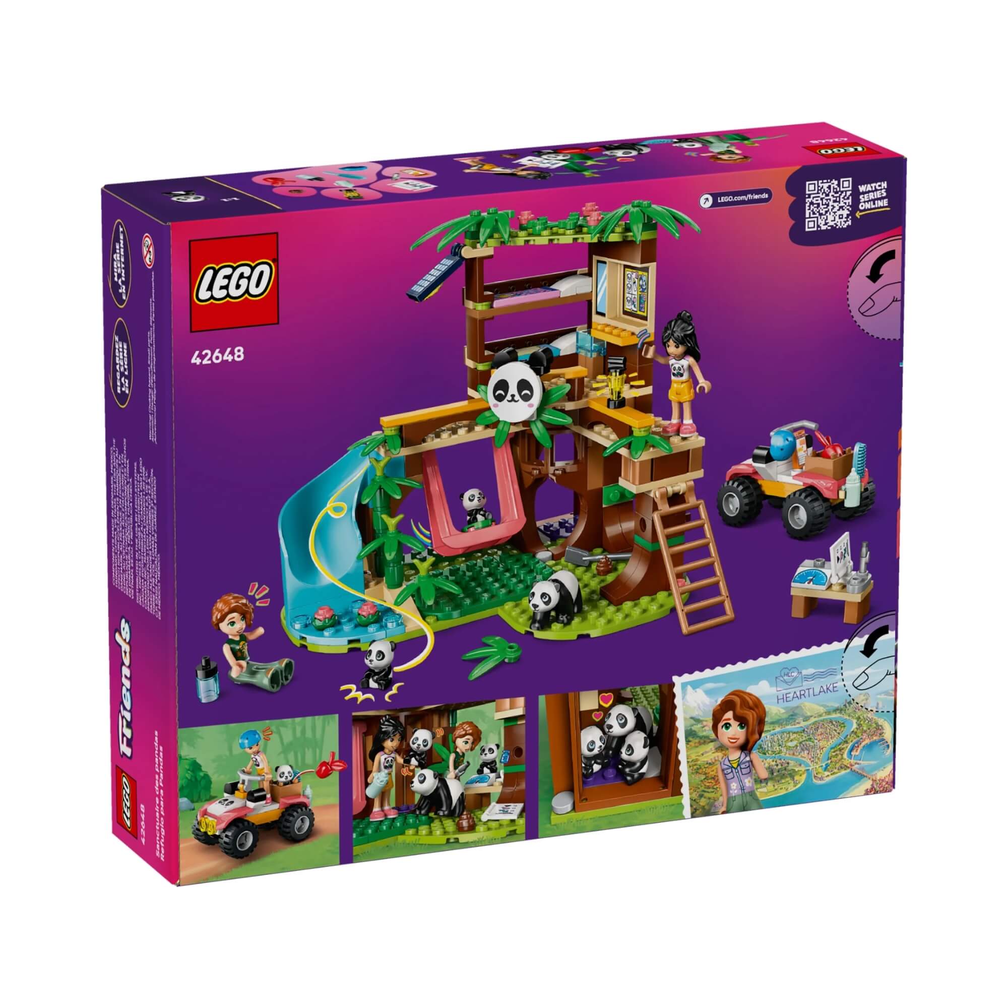 LEGO Friends - Refúgio de Pandas 243 peças - 4111142648