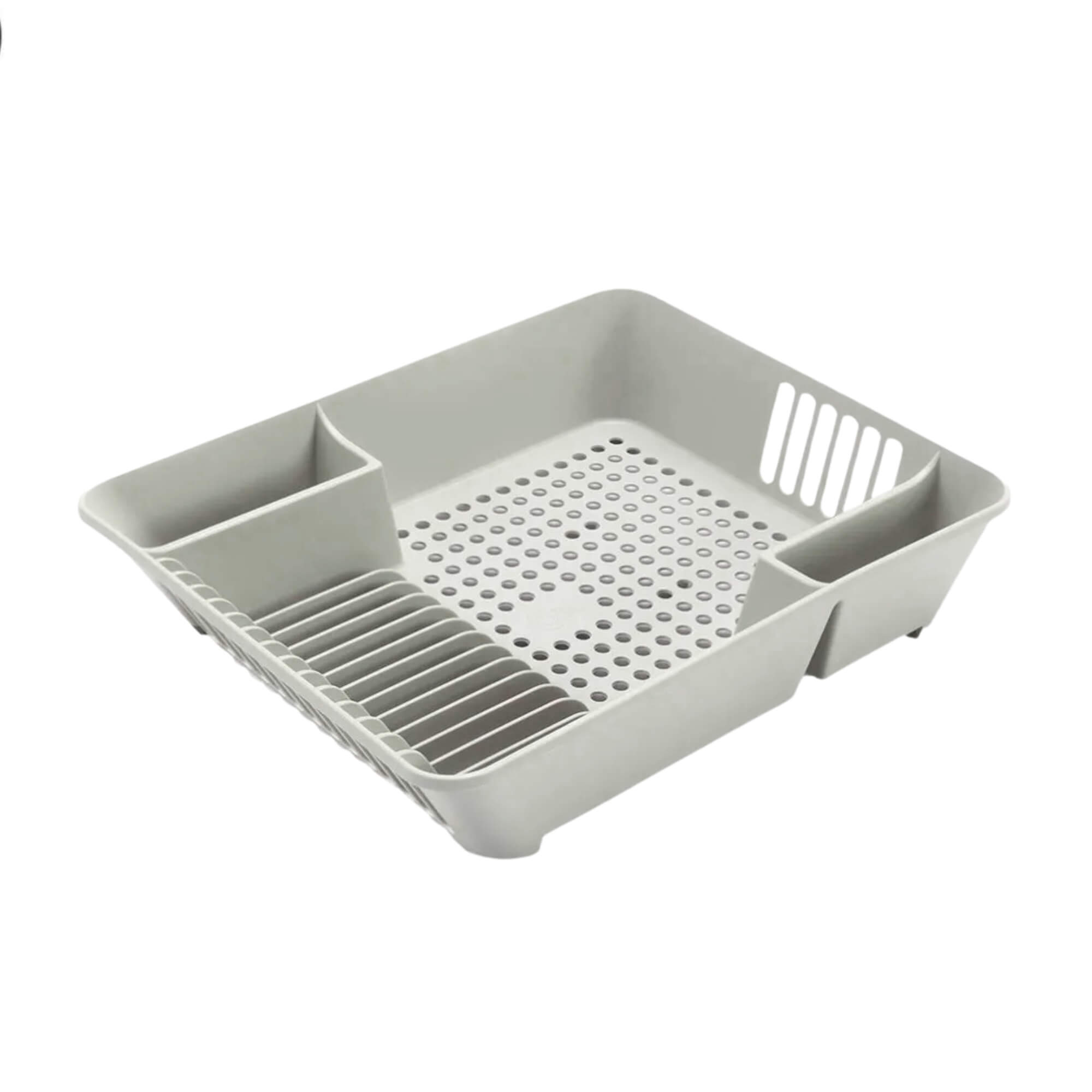 Escorredor de Louças 14 Pratos Coza Basic Cinza Frio Brinox - 10848/0499
