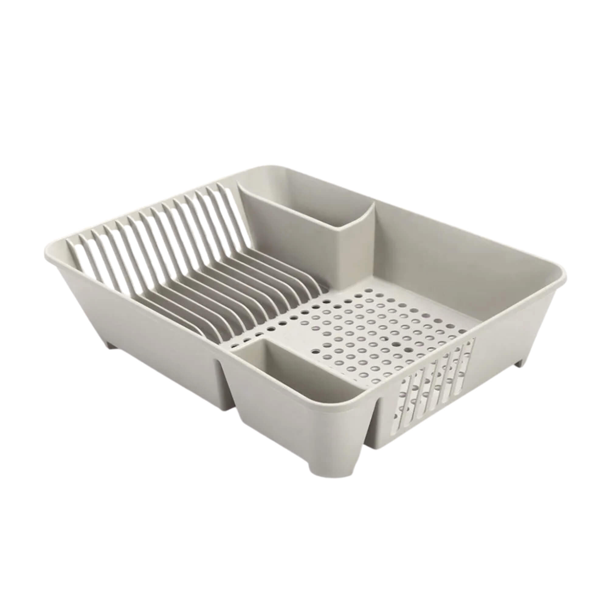Escorredor de Louças 14 Pratos Coza Basic Cinza Frio Brinox - 10848/0499