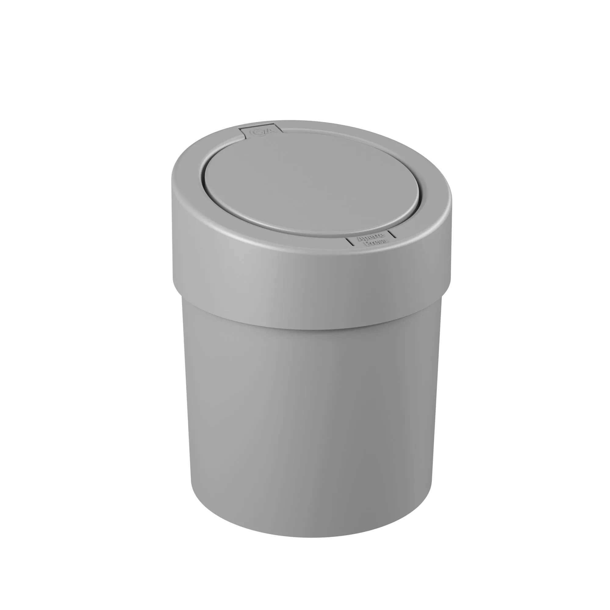 Lixeira com Tampa Press Coza 5 Litros Cinza Frio Brinox - 10908/0499