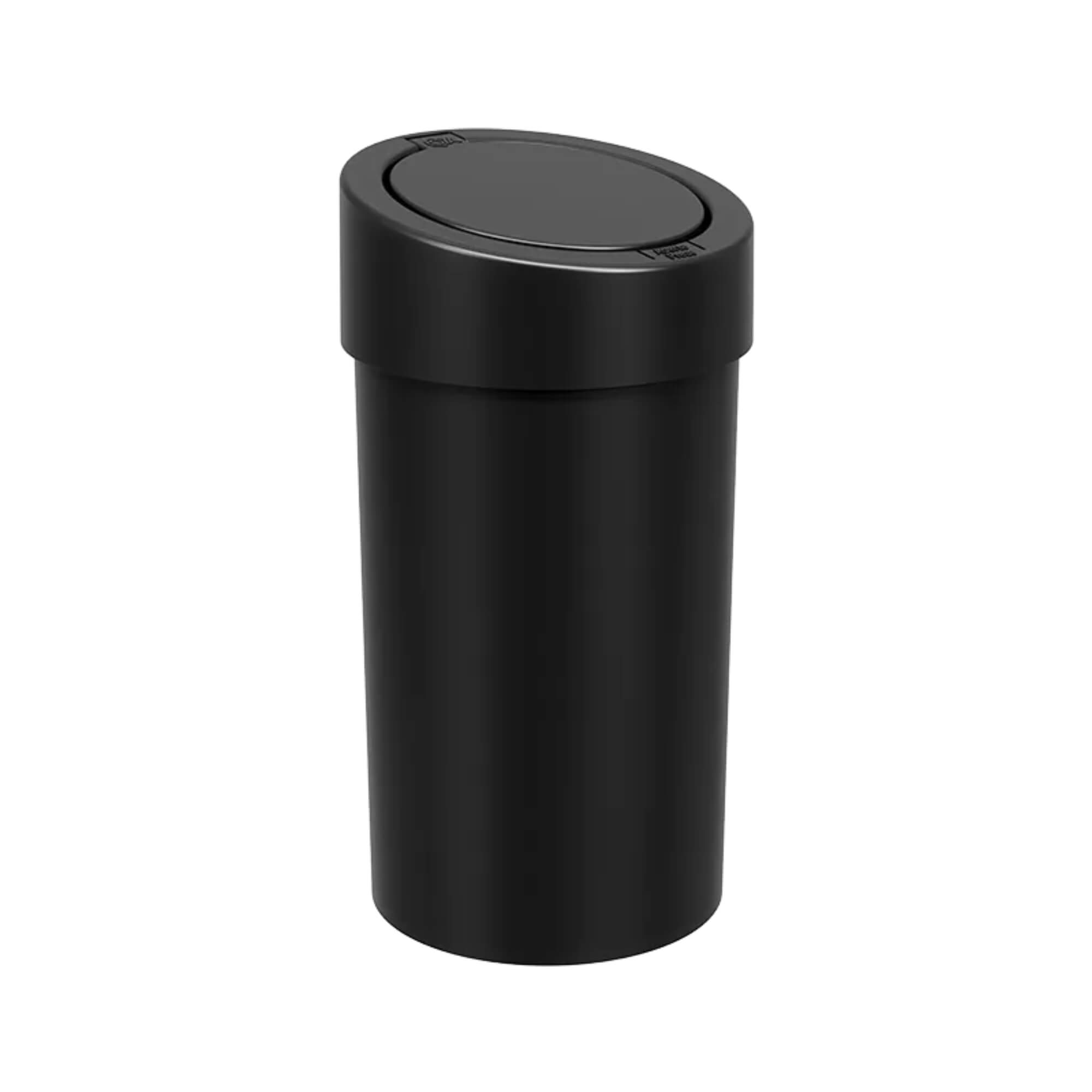 Lixeira com Tampa Press Coza 9 Litros Preto Brinox - 10909/0008
