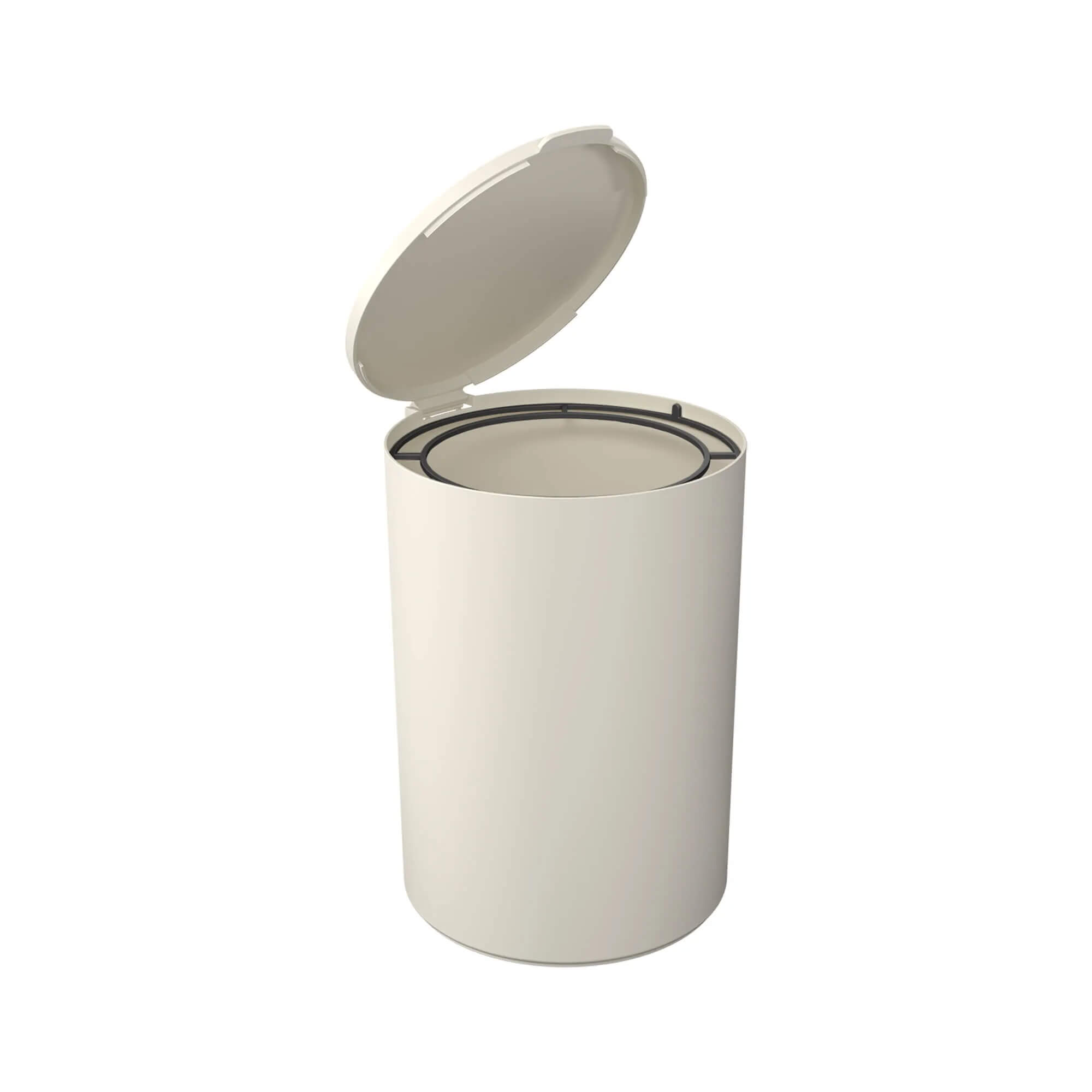 Lixeira para Banheiro com Tampa 5 Litros Coza Serene Light Gray Brinox - 13106/3468