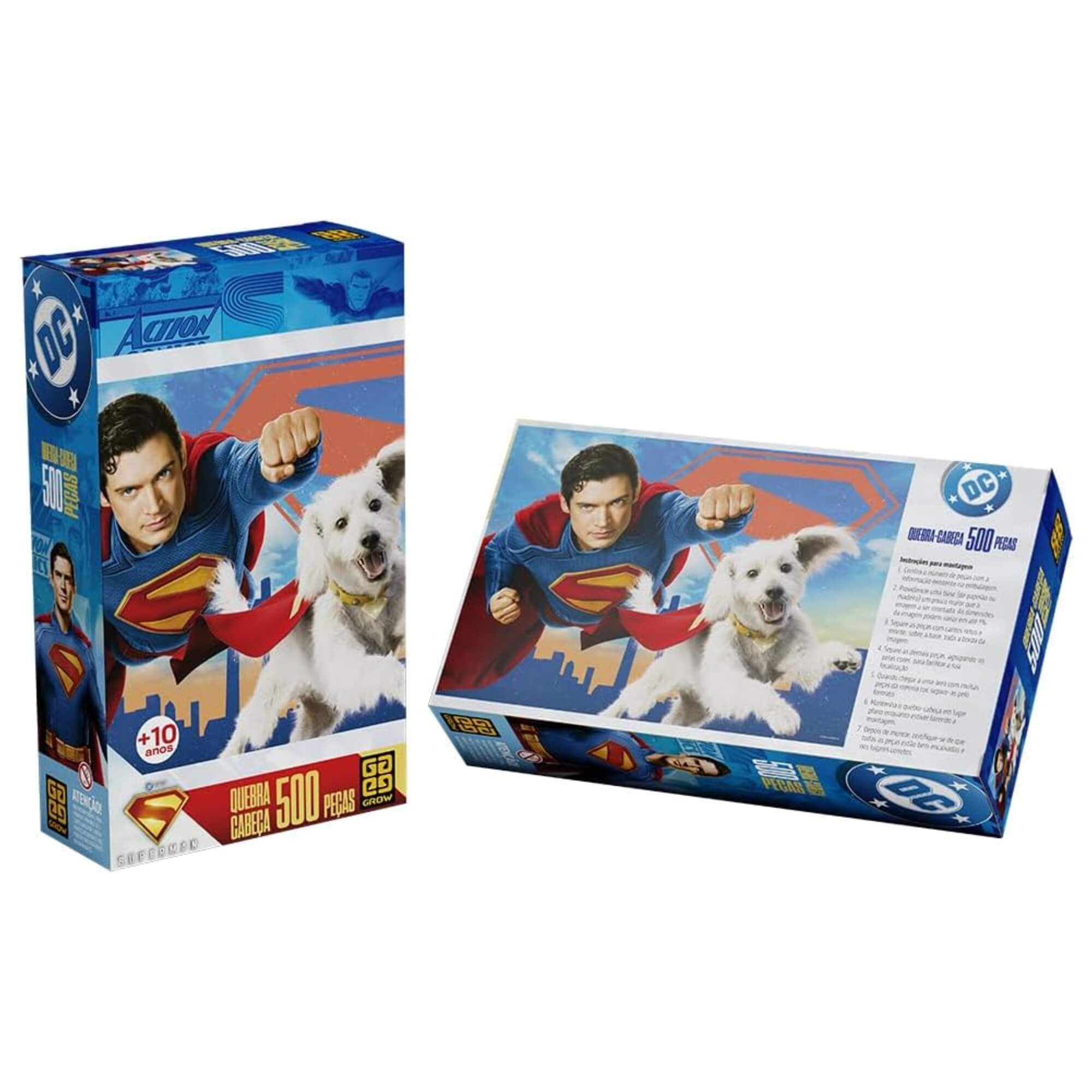 Quebra-cabeça 500 peças Superman Grow - 04926