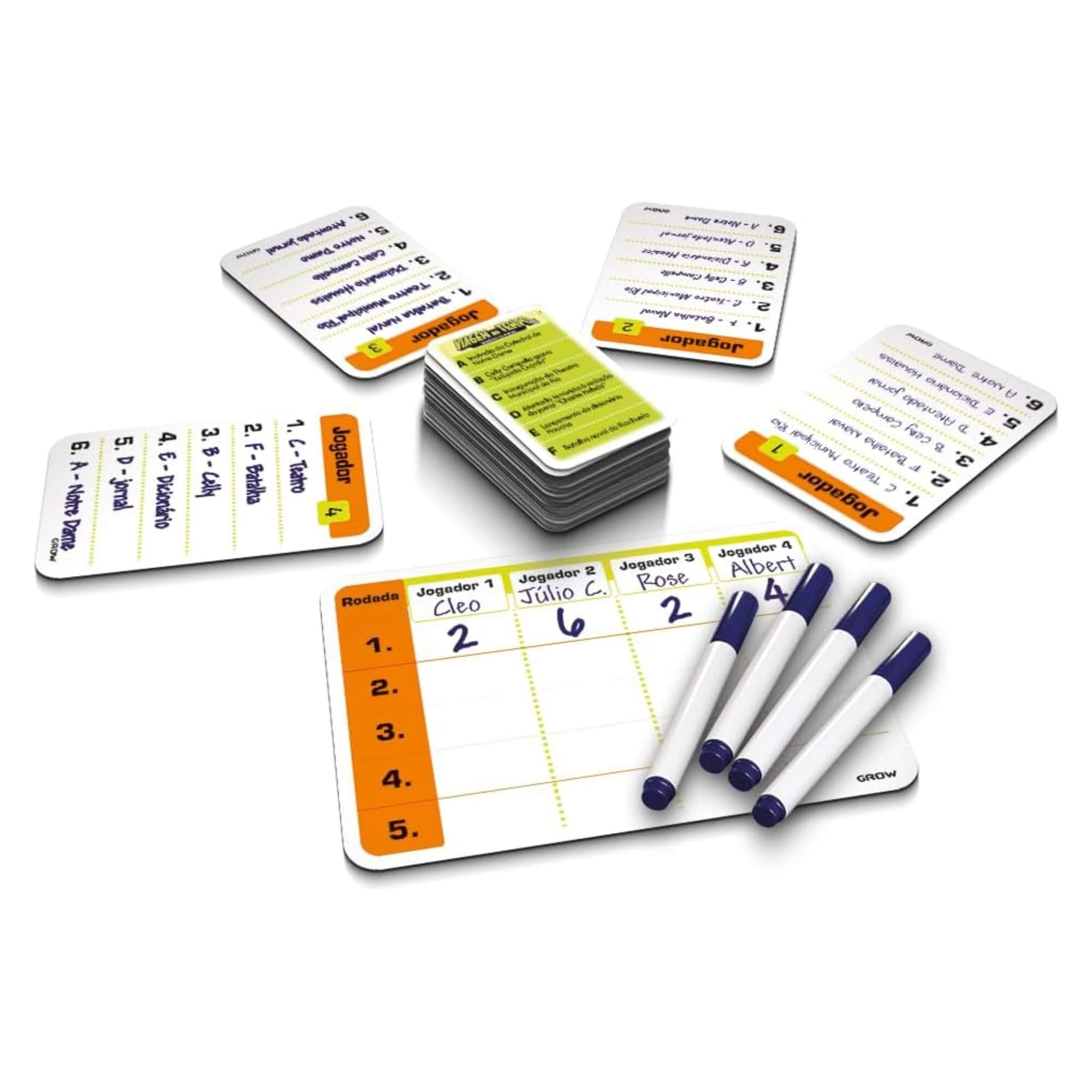 Jogo Viagem no Tempo +8 Anos 2 a 4 jogadores Grow - 04914