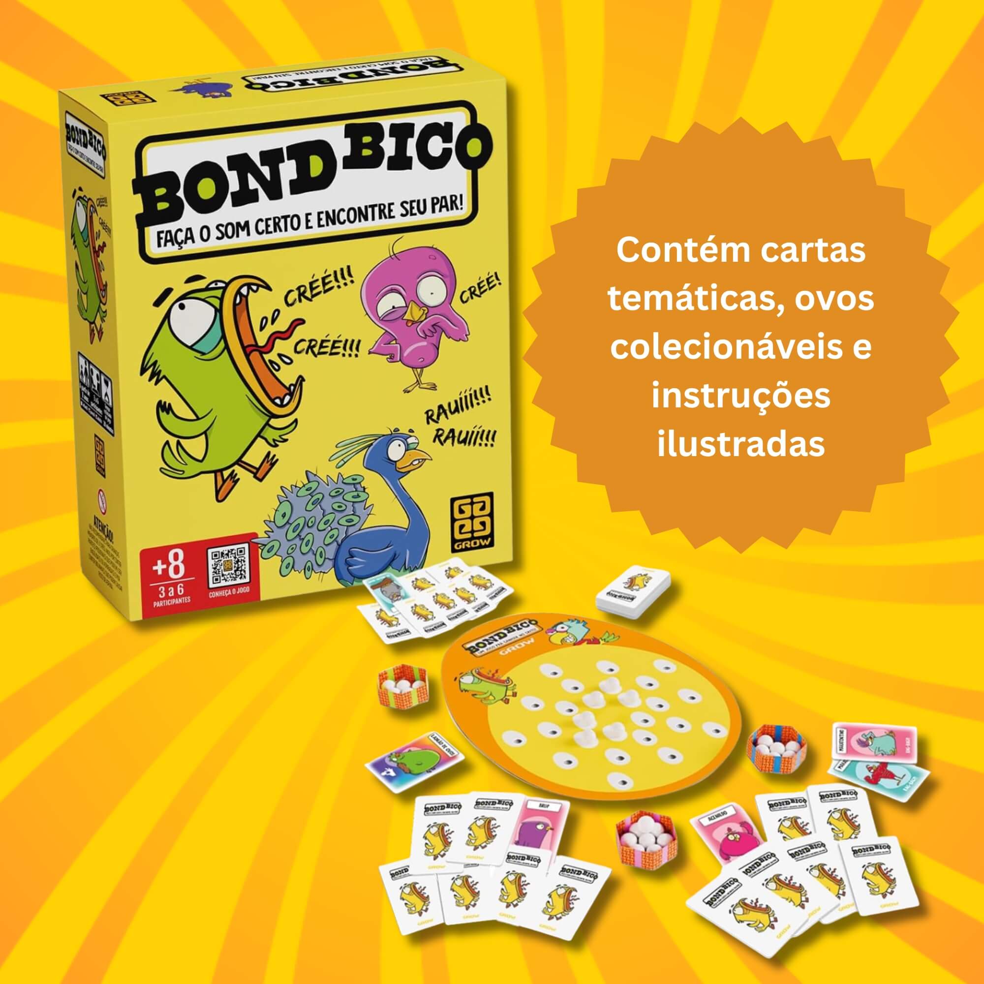 Jogo Bond Bico Grow +8 Anos 3 a 6 Jogadores Grow - 04917