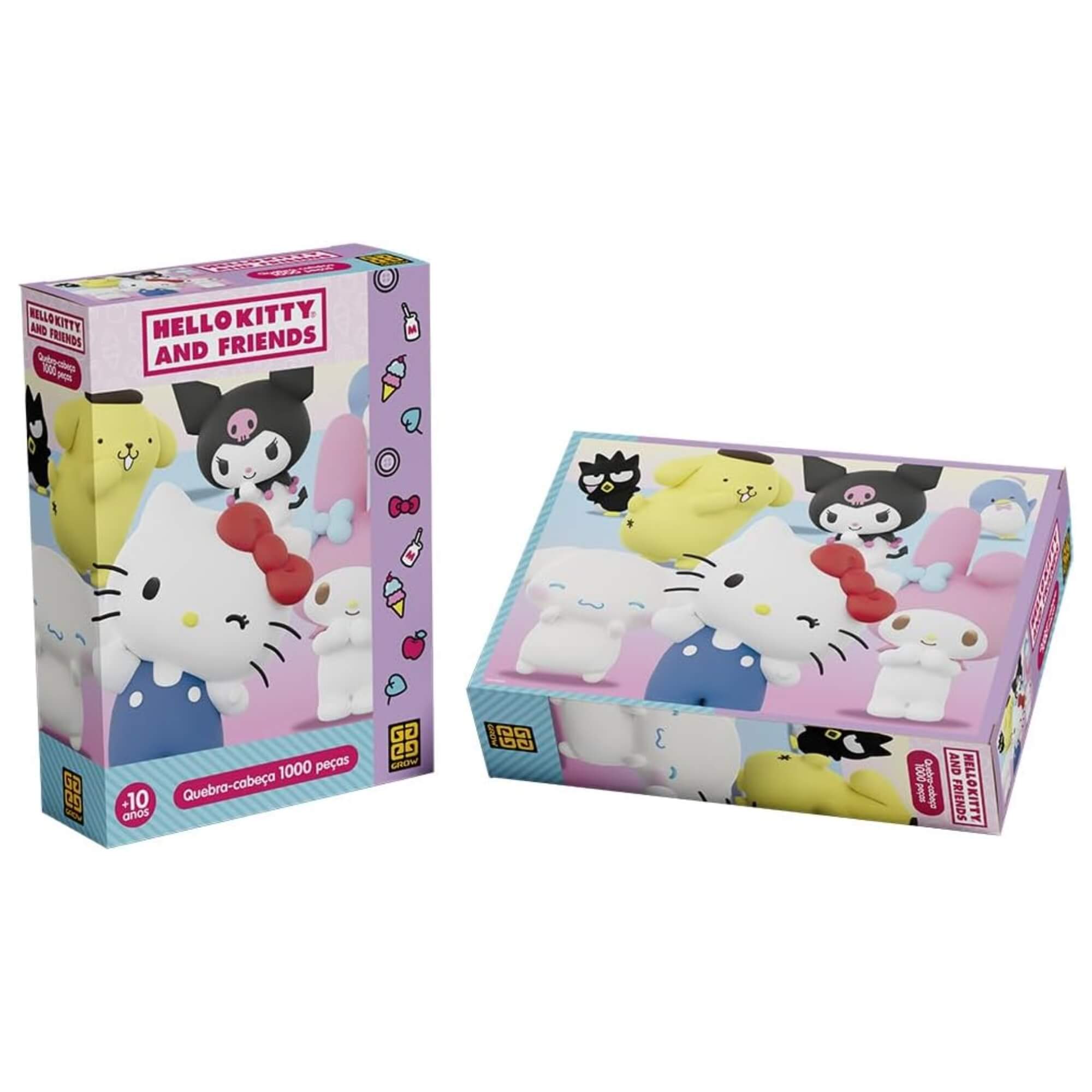 Quebra-cabeça 1000 peças Hello Kitty and Friends Grow - 04987