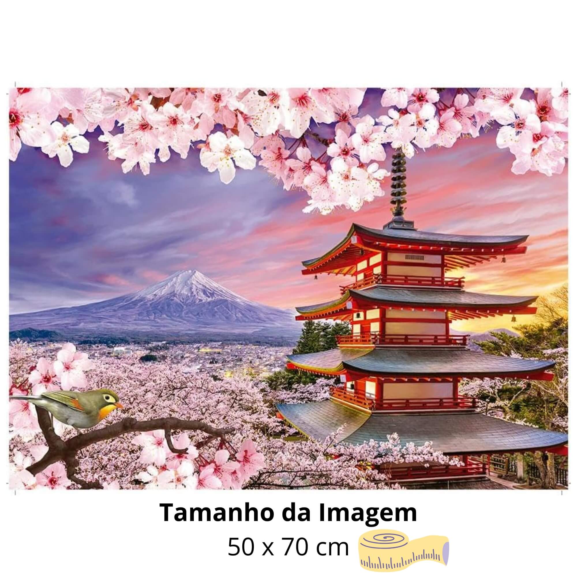 Quebra-cabeça 1000 peças Monte Fuji Grow - 04921